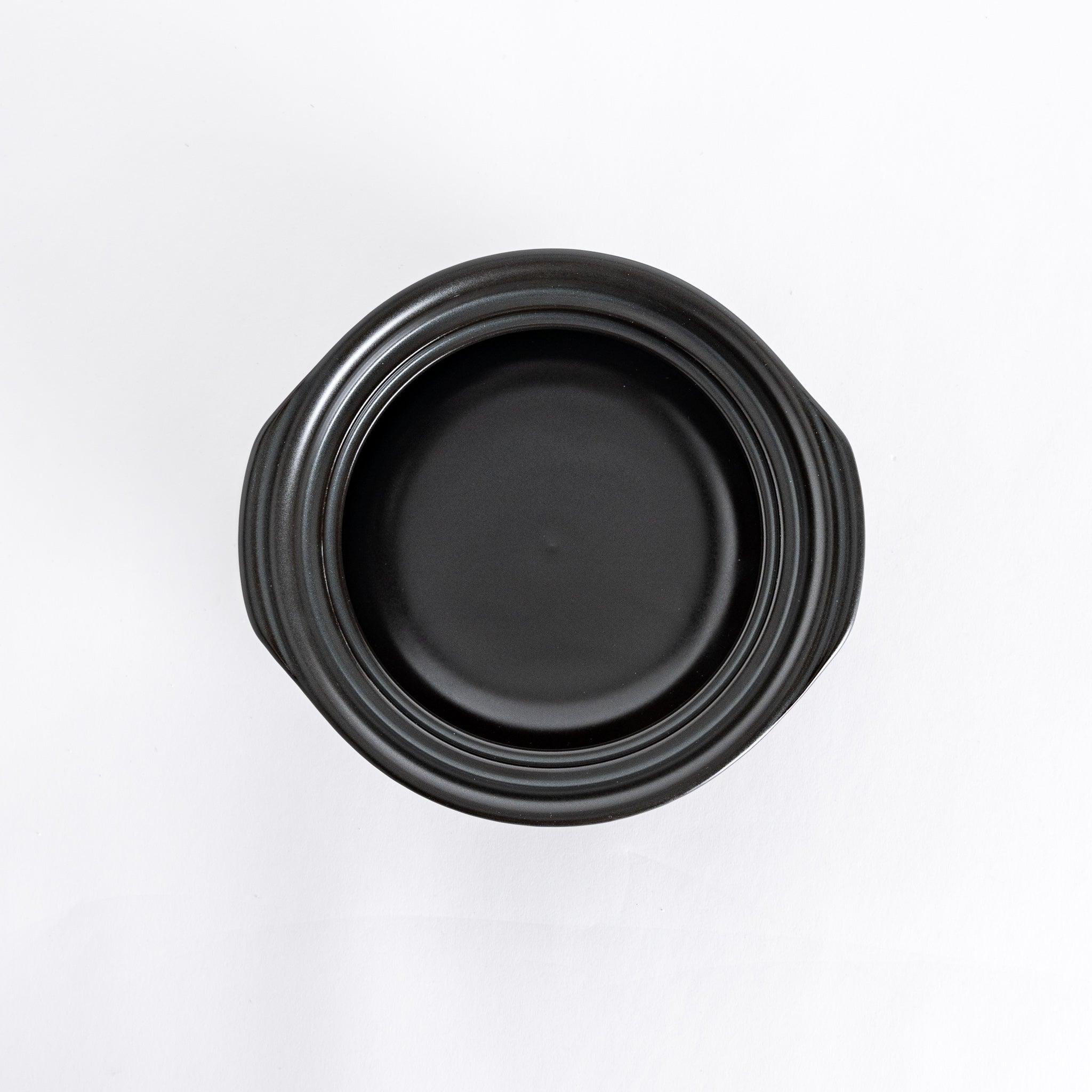 Premium Ginpo Kikka Lapis 3-Cup Rice Donabe Clay Pot - Traditional Japanese Donabe for Cooking Rice, Soup & Hot Pot - Perfect for Home Dining & Japanese Cuisine