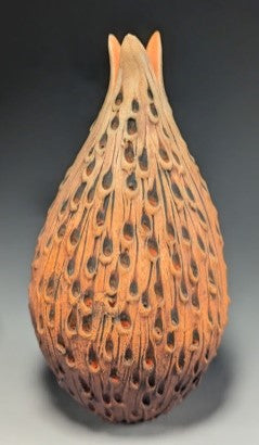 Andy Rogers Ceramics Bulb Vase #AR11 - Handmade Ceramic Flower Vase for Home Decor, Wedding Centerpieces & Gift Giving