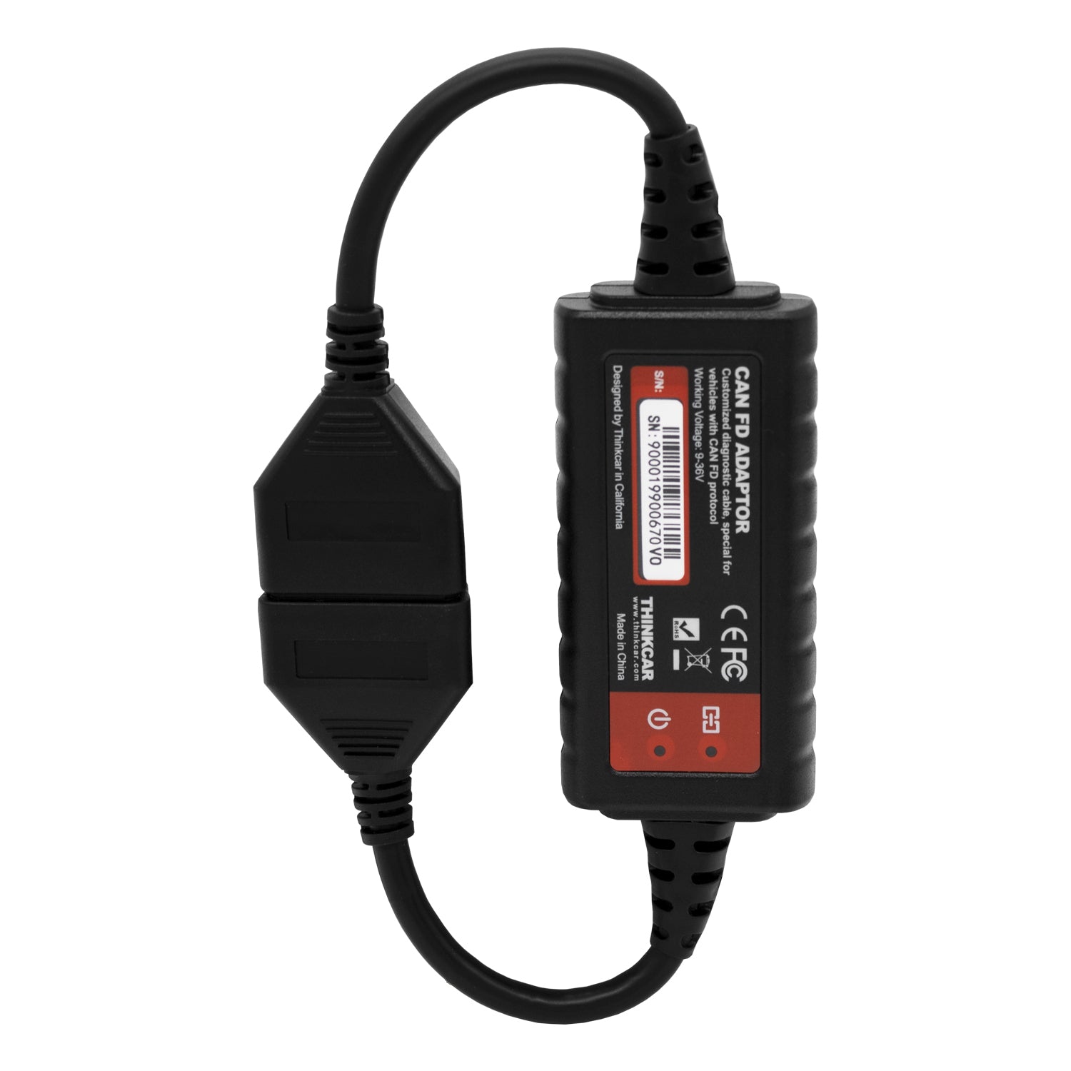 Thinktool Scanner CAN FD Connector Adapter Cable - Replacement Diagnostic Cable for Vehicle OBD2 Scanner Tools - Compatible with Car, Truck & SUV Diagnostics