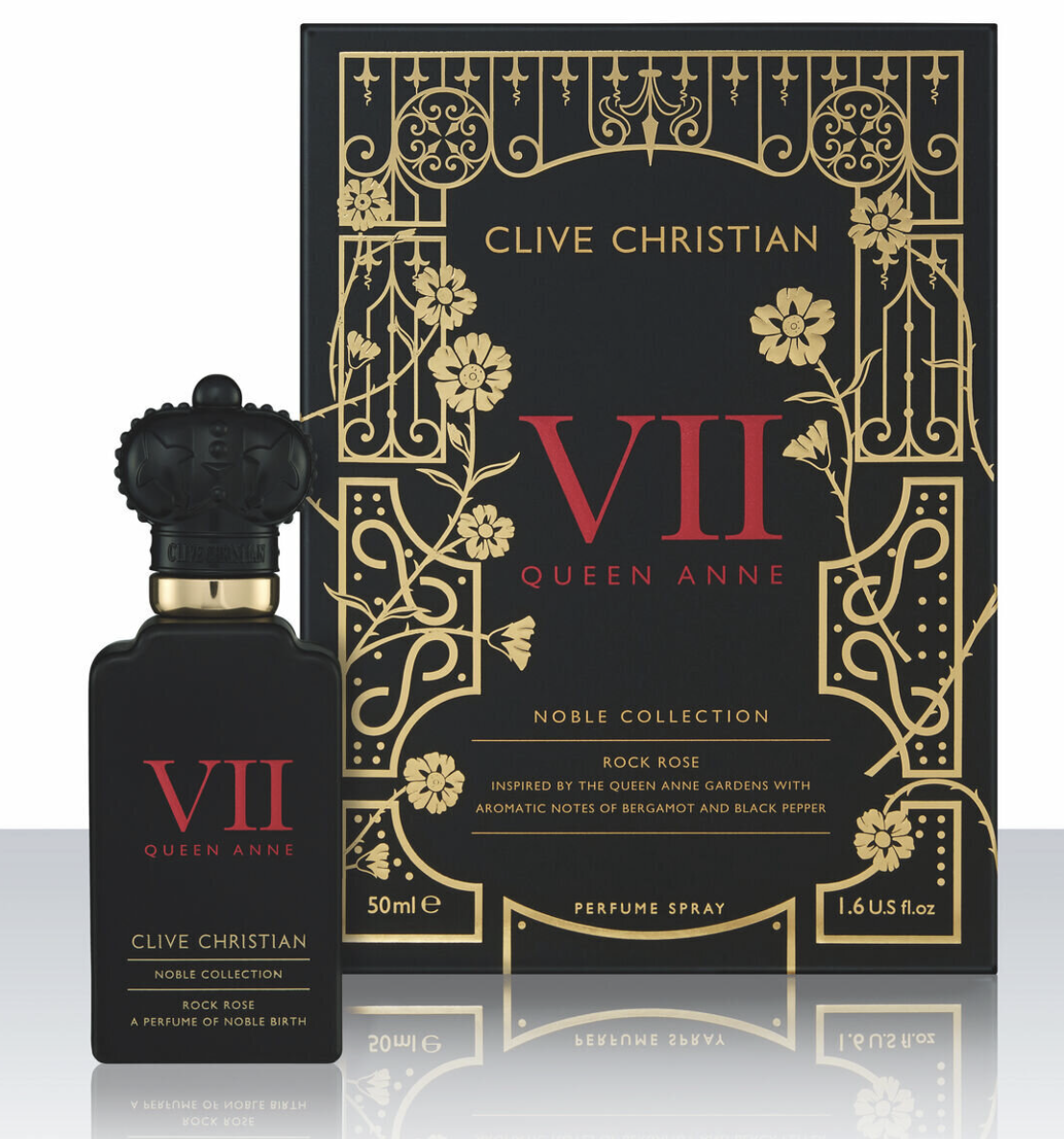 Clive Christian Noble VII Rock Rose 50ML EDP Perfume Spray for Women - Luxury Floral Scent for Evening Events & Romantic Occasions