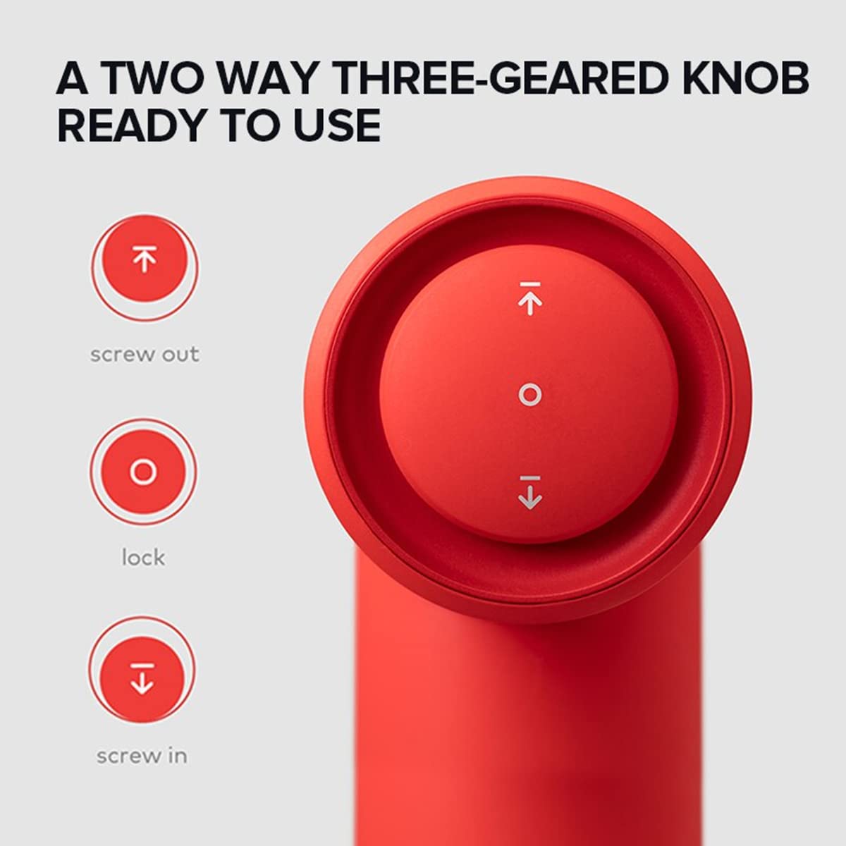 HOTO 3.6V Cordless Electric Screwdriver Set with 10 Bits, USB-C Rechargeable, 5 N.m Torque & LED Light - Perfect for Furniture Assembly, Home Repairs and DIY Projects (2000mAh Battery, Includes Storage Bag, Dazzling Red)