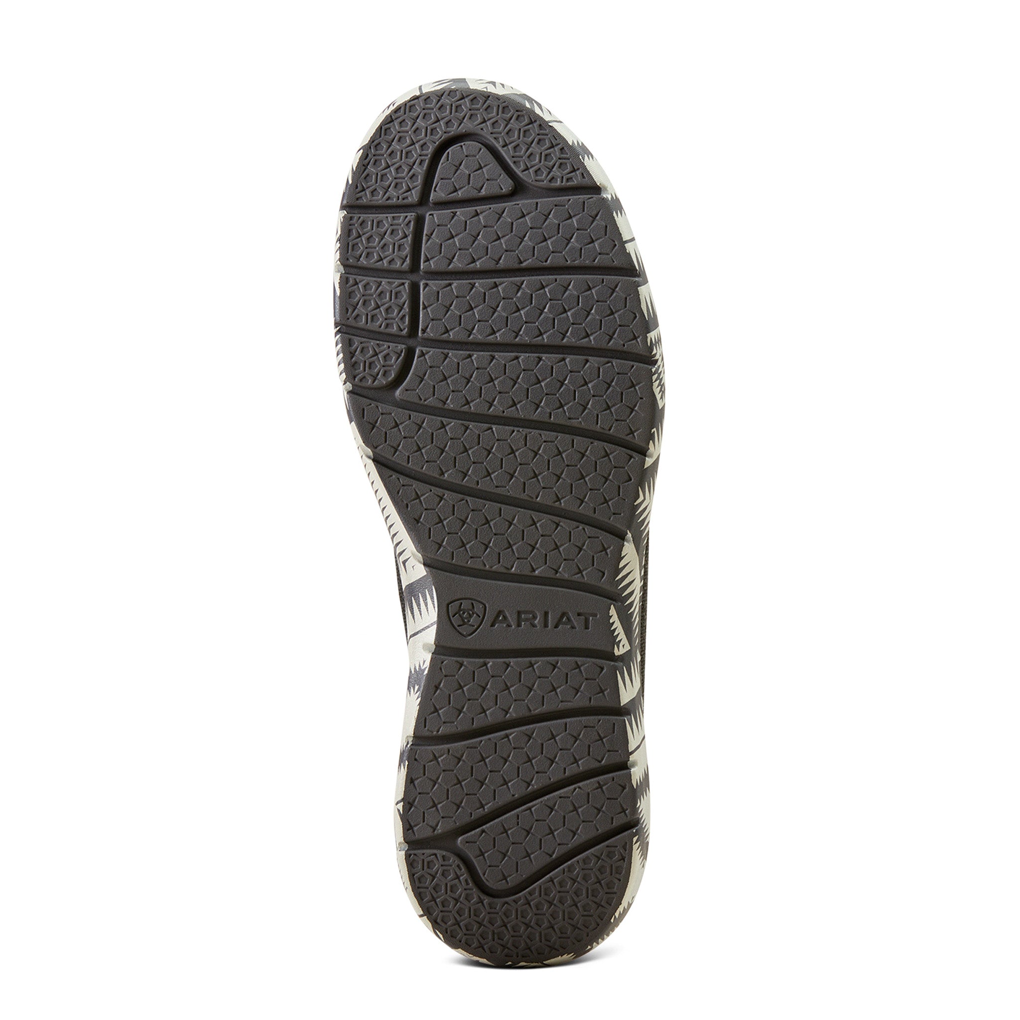 Ariat Men's Charcoal Grey & Aztec Hilo Western Boots - Comfortable Cowboy Boots for Riding, Work & Casual Wear