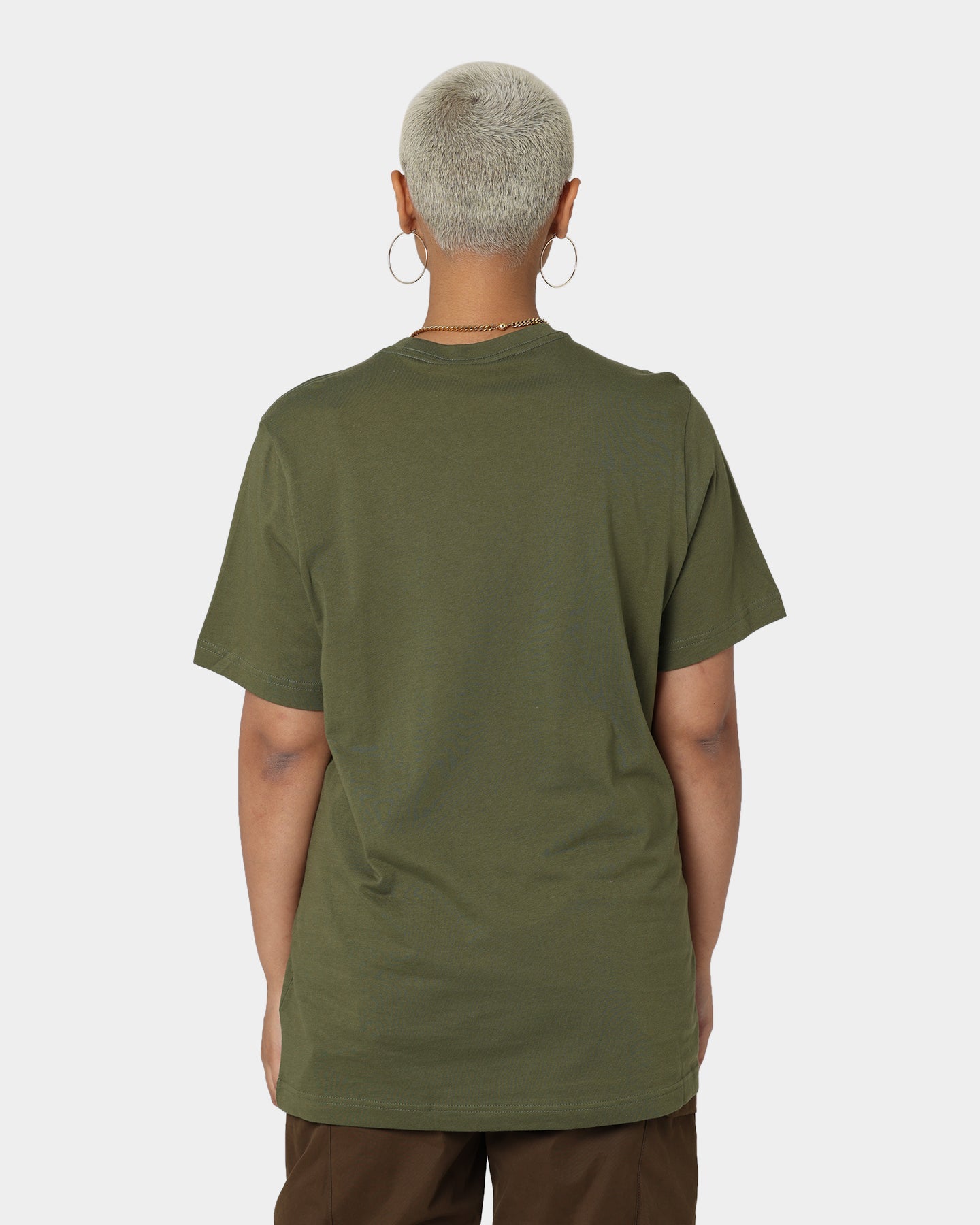 Adidas Essential T-Shirt for Men - Comfortable Cotton Olive Green Tee - Perfect for Casual Wear, Gym & Everyday Outfits
