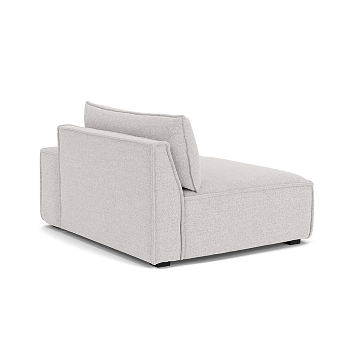 Daphne Fabric 1-Seater Right Arm Modular Sofa - Compact Modern Living Room Furniture for Small Spaces & Apartments