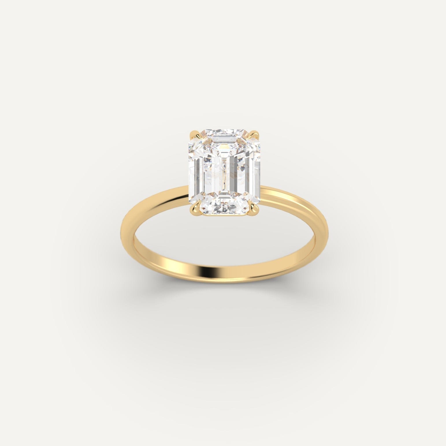 2 Carat Emerald Cut Diamond Engagement Ring for Women - Elegant Wedding & Anniversary Gift - Perfect for Proposals, Bridal Jewelry, and Special Occasions