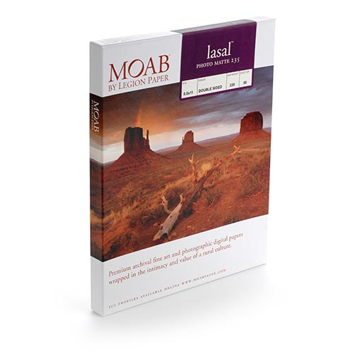 Moab Lasal Photo Matte Paper - Premium Inkjet Paper for Fine Art Printing, Photography & Professional Projects - Ideal for Home Studios, Galleries & Exhibitions