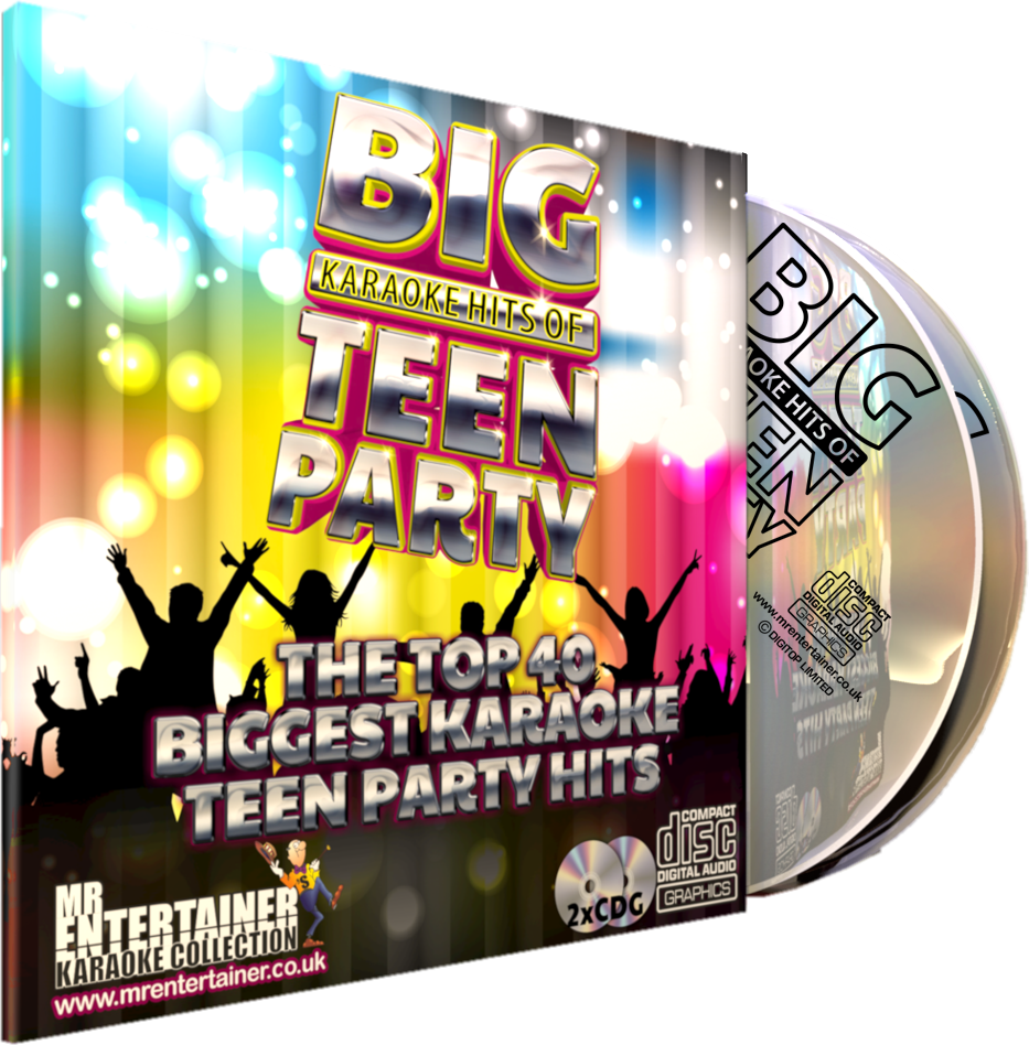 Mr Entertainer Big Karaoke Hits of Teen Party - Best Karaoke Songs for Teenagers & Kids - Perfect for Birthday Parties, Sleepovers & Family Gatherings