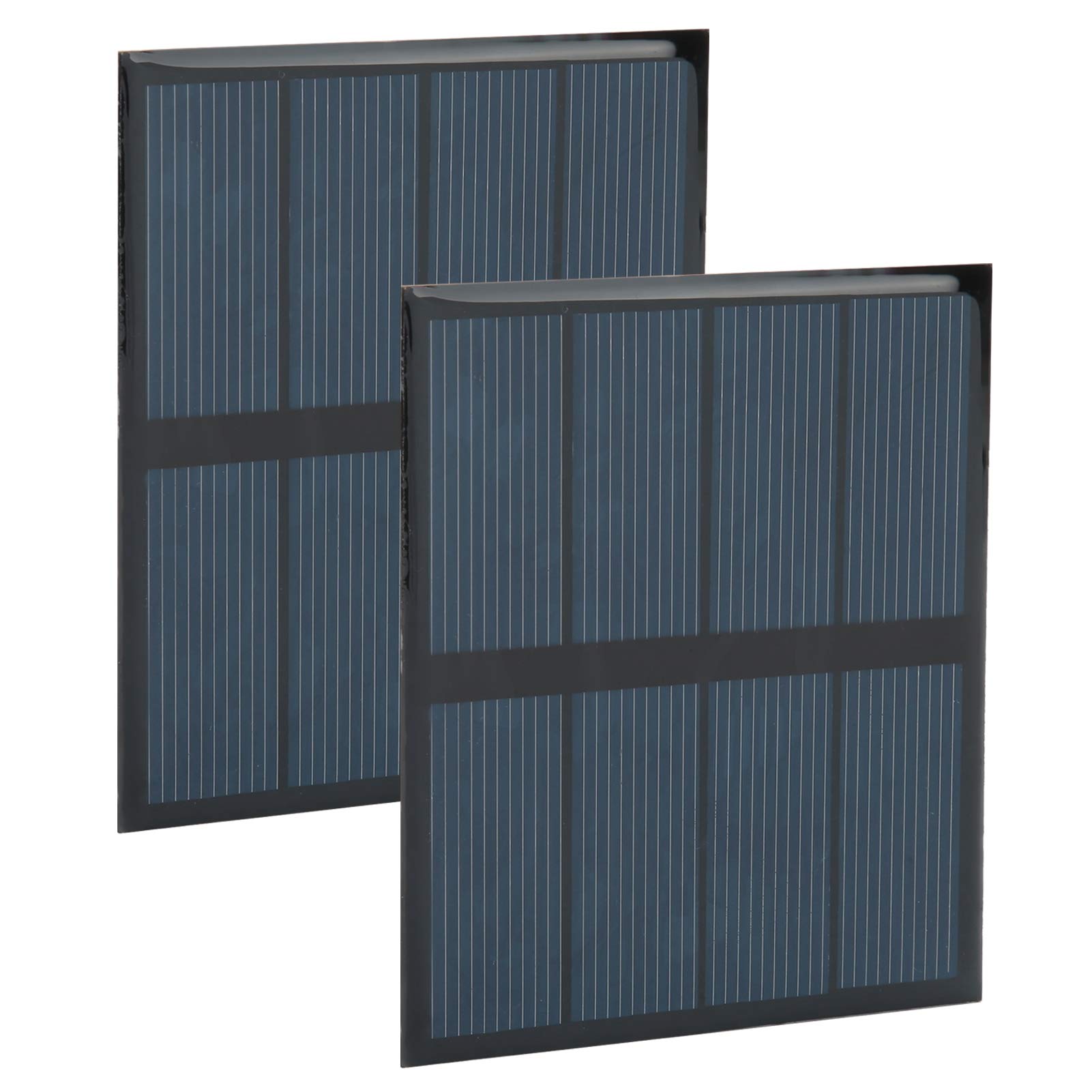 Wosune 0.6W 2V Solar Panel Charger - Polycrystalline Silicon Solar Cell for DIY Science Projects, Solar Lights, Toys & Home Lighting - Waterproof & Corrosion Resistant for Outdoor/Indoor Use