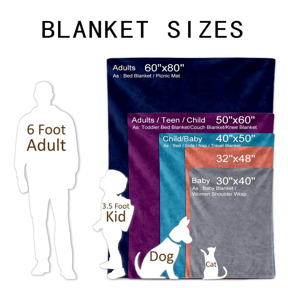 ShineSand Custom Photo Blanket - Personalized Fleece Throw with Name & Text - Funny & Unique Design for Bed, Couch, Travel - Perfect Gift for Anniversaries, Birthdays & Holidays