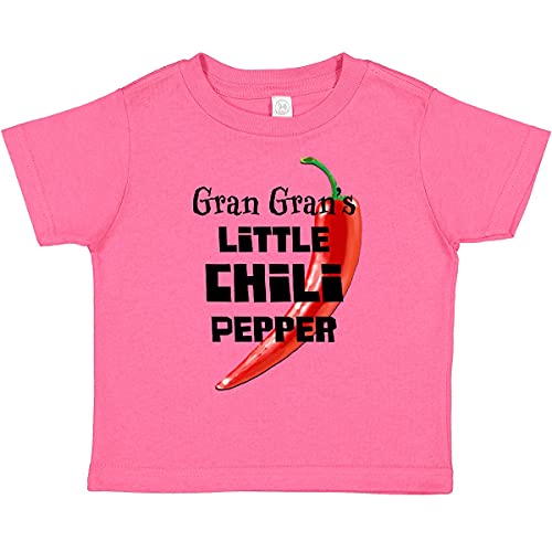 Gran Gran's Little Chili Pepper Toddler T-Shirt - Cute Baby Boy & Girl Graphic Tee - Soft Cotton Toddler Shirts for Playdates, Daycare & Family Photos