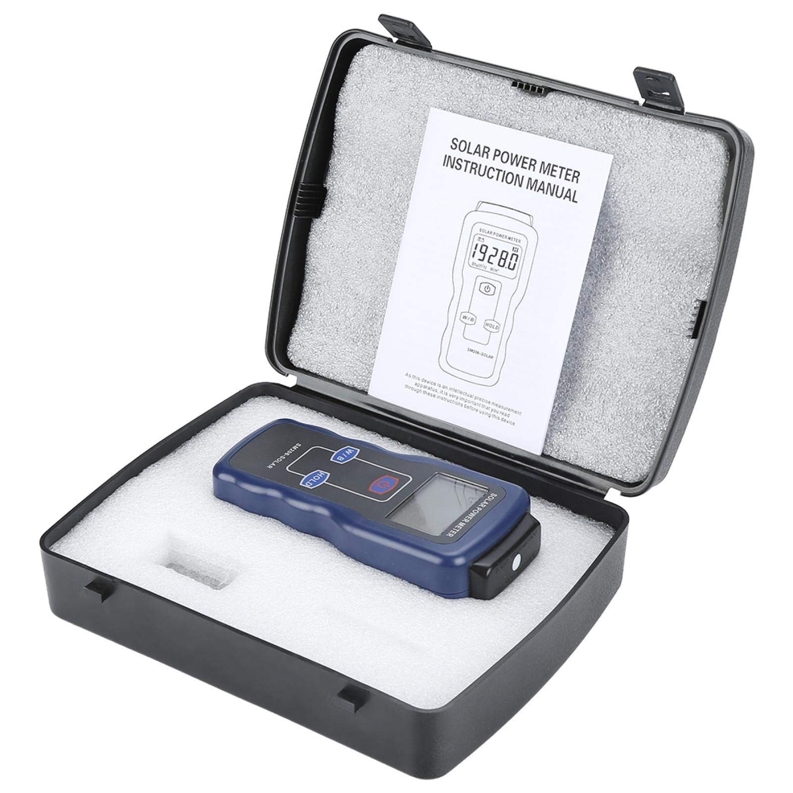 Digital Solar Power Meter - Accurate Solar Radiation Measuring Instrument for Solar Energy Research & Meteorology | Perfect for Solar Panel Testing & Renewable Energy Studies