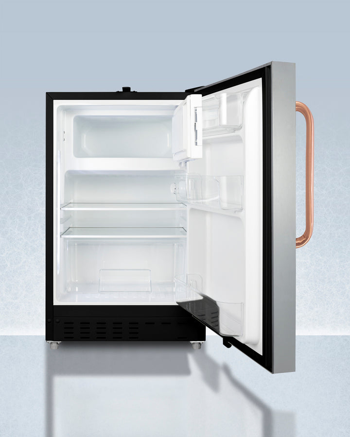 Accucold 20 Inch ADA Compliant Built-In Refrigerator Freezer - Stainless Steel, Commercial Grade for Restaurants, Bars & Home Kitchens