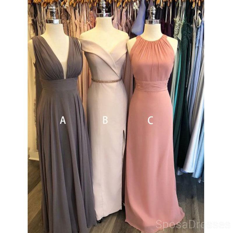 Affordable Mismatched Long Bridesmaid Dresses for Wedding Party - WG616 | Perfect for Boho, Beach & Formal Weddings