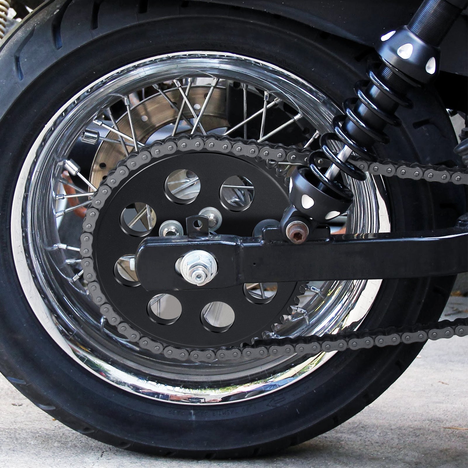 2006-2017 Harley Davidson Dyna Twin CAM Steel Chain Drive Conversion Kit - High Performance Motorcycle Upgrade for Enhanced Power Transfer - Perfect for Custom Bike Builds and Performance Modifications