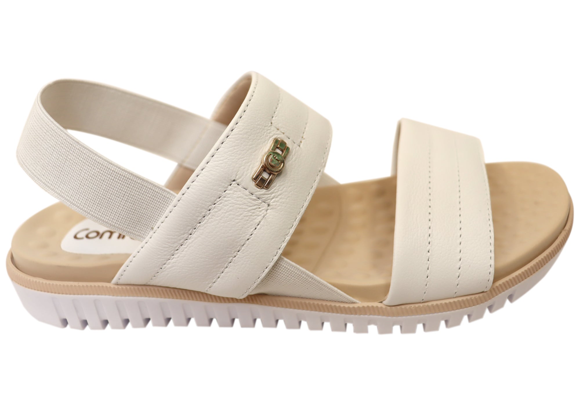 Comfortflex Vinza Women's Leather Comfortable Sandals - Handmade in Brazil - Perfect for Summer, Beach & Casual Outings
