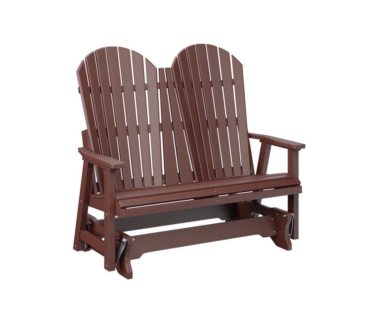 Berlin Gardens Comfo Back Double Glider - Outdoor Patio Swing Bench with Weather-Resistant Cushions - Perfect for Porch, Garden, and Backyard Relaxation