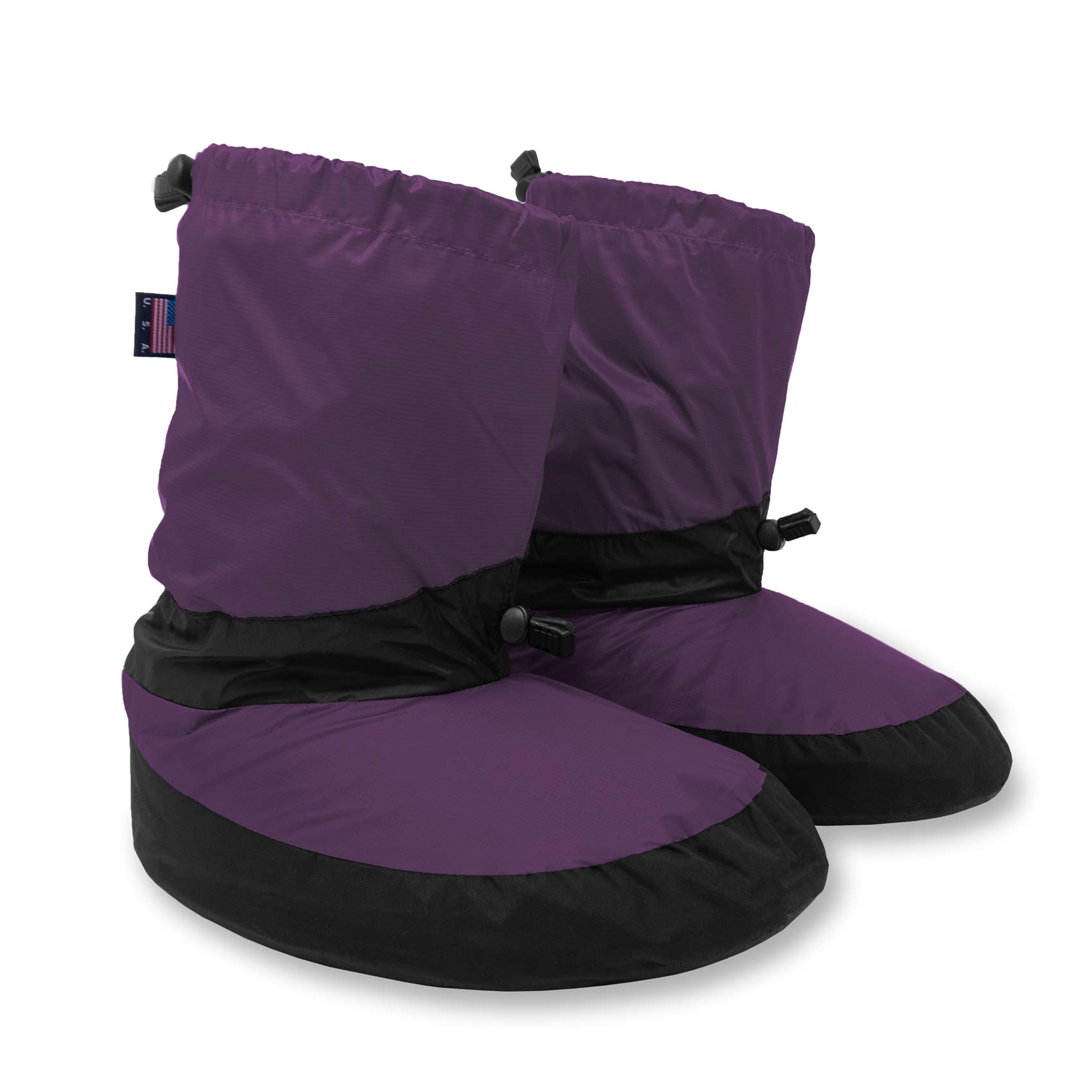 Feathered Friends Down Booties - Ultra Warm & Lightweight Down Slippers for Men & Women | Perfect for Winter, Camping & Indoor Comfort