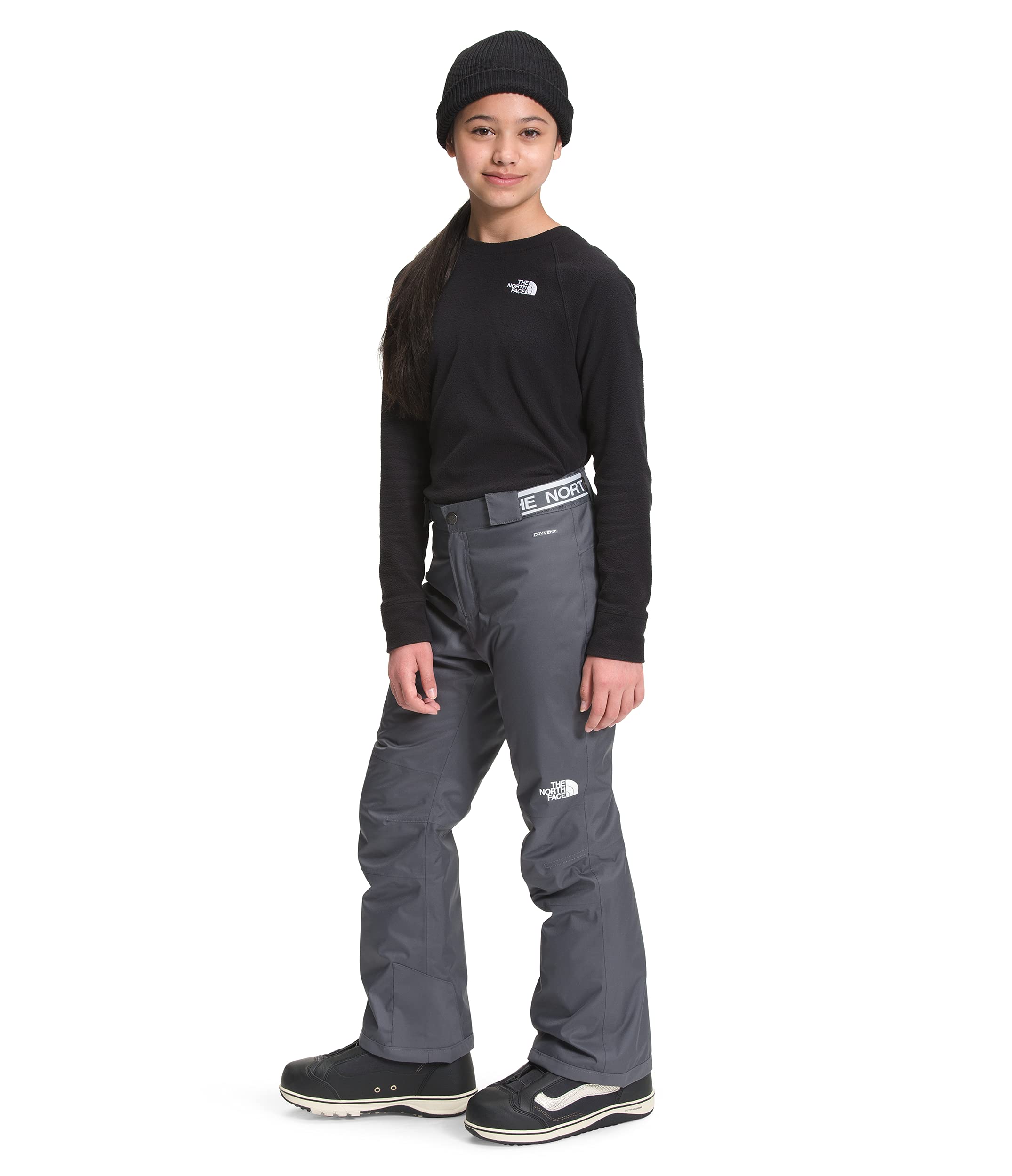 The North Face Girls' Freedom Insulated Winter Snow Pants for Kids - Waterproof & Warm Cold Weather Ski Pants for Toddler Girls Outdoor Activities, Snowboarding, and Winter Play