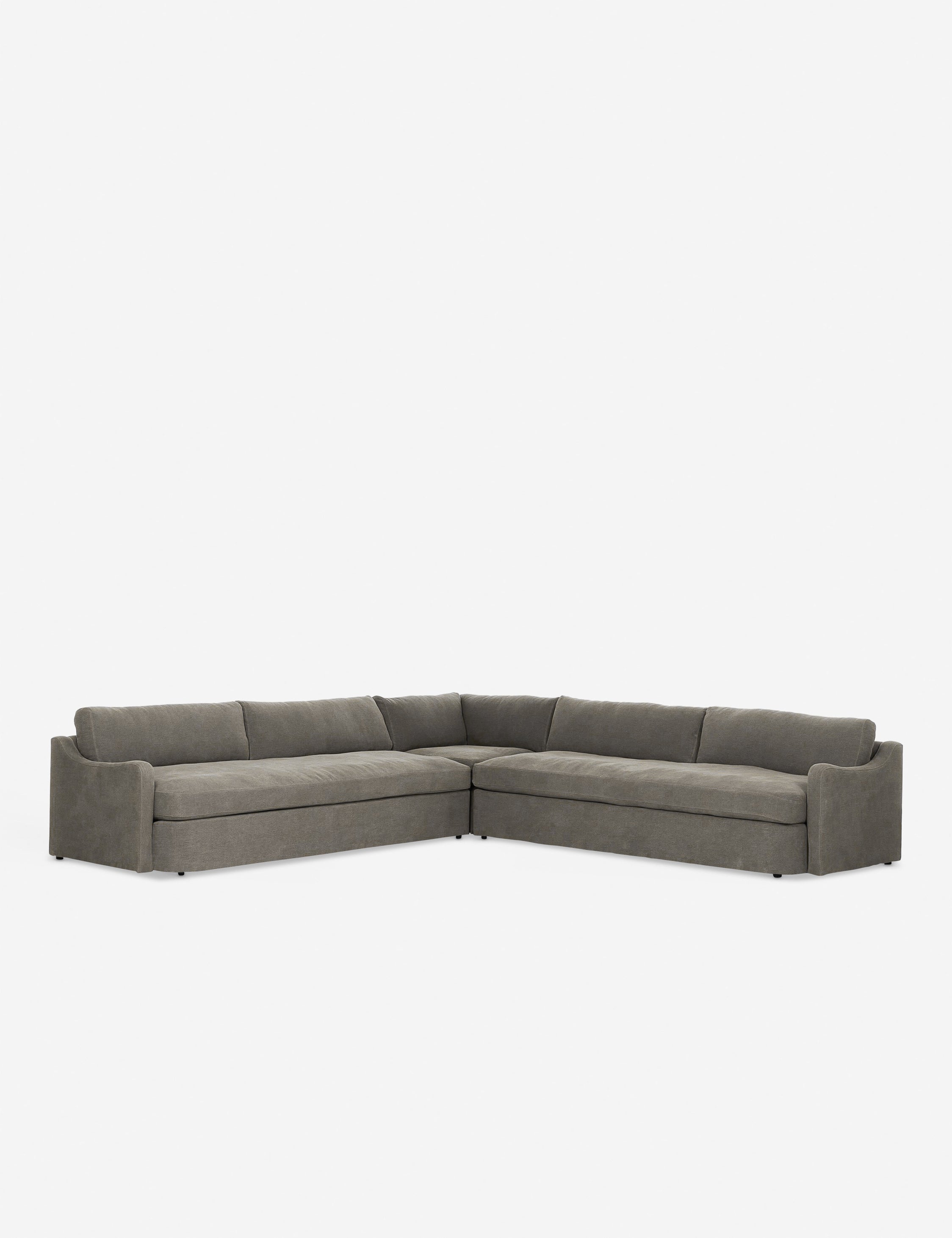 Aurelia Sectional Sofa by Amber Lewis x Four Hands - Modern Luxury Living Room Furniture for Comfortable Home Decor & Relaxation