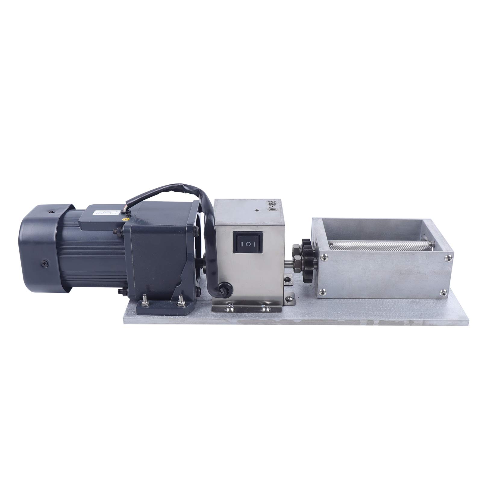 Premium Stainless Steel 2-Roller Electric Grain Mill - Barley Grinder & Malt Crusher for Home Brewing | Multi-Functional Grinder for Cereals, Beans, Spices | Perfect for Beer Brewing, Coffee Grinding & Baking