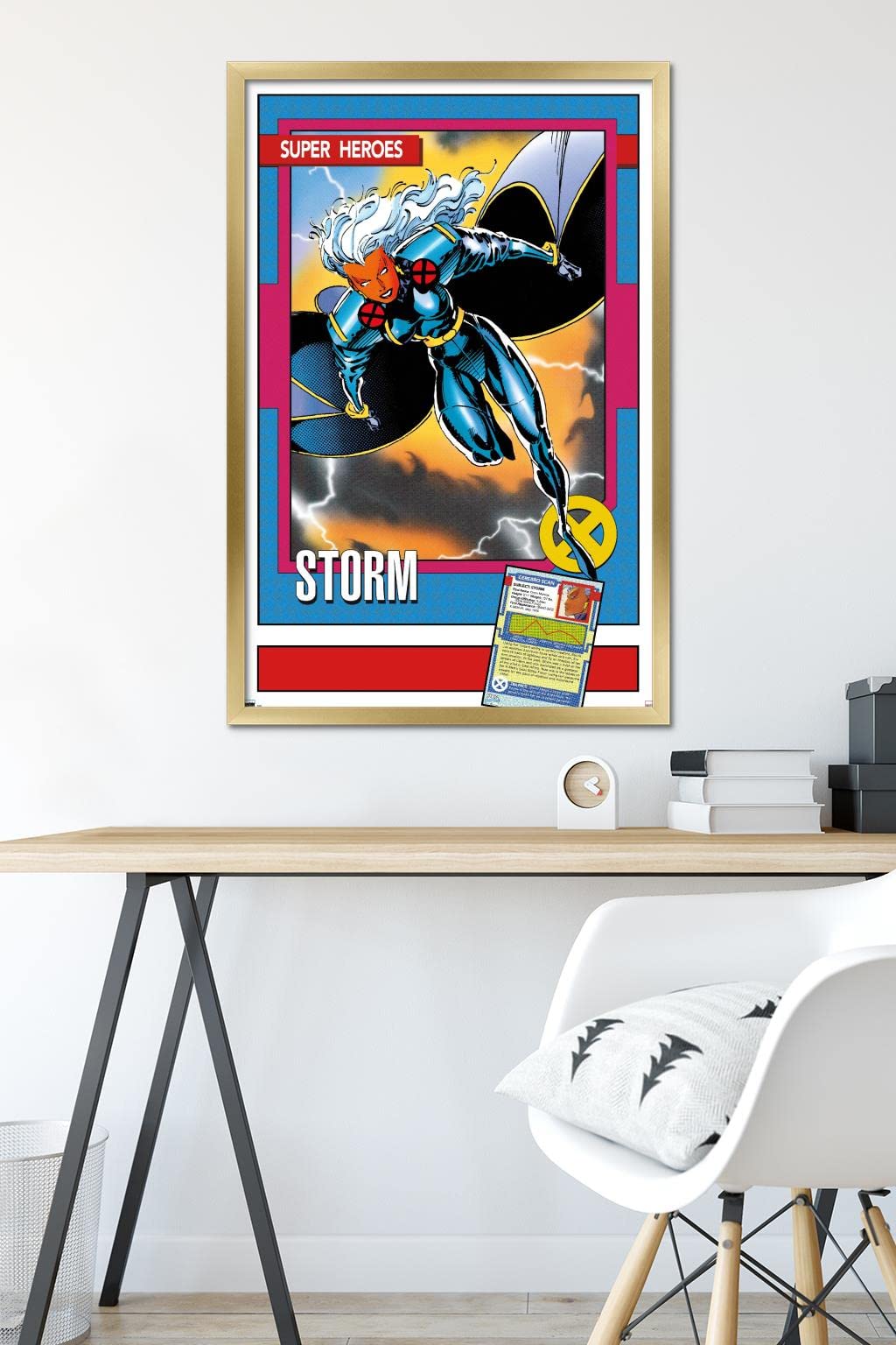 Trends International Marvel Trading Cards - Storm Wall Poster, 22.375