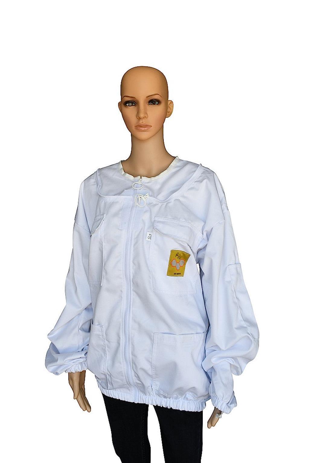 OZ APIARIST Heavy Duty Poly Cotton Beekeeping Jacket with Adjustable Veil - Durable Beekeeper Suit for Professional & Hobbyist Beekeepers - Ideal for Honey Harvesting, Hive Inspection & Apiary Work