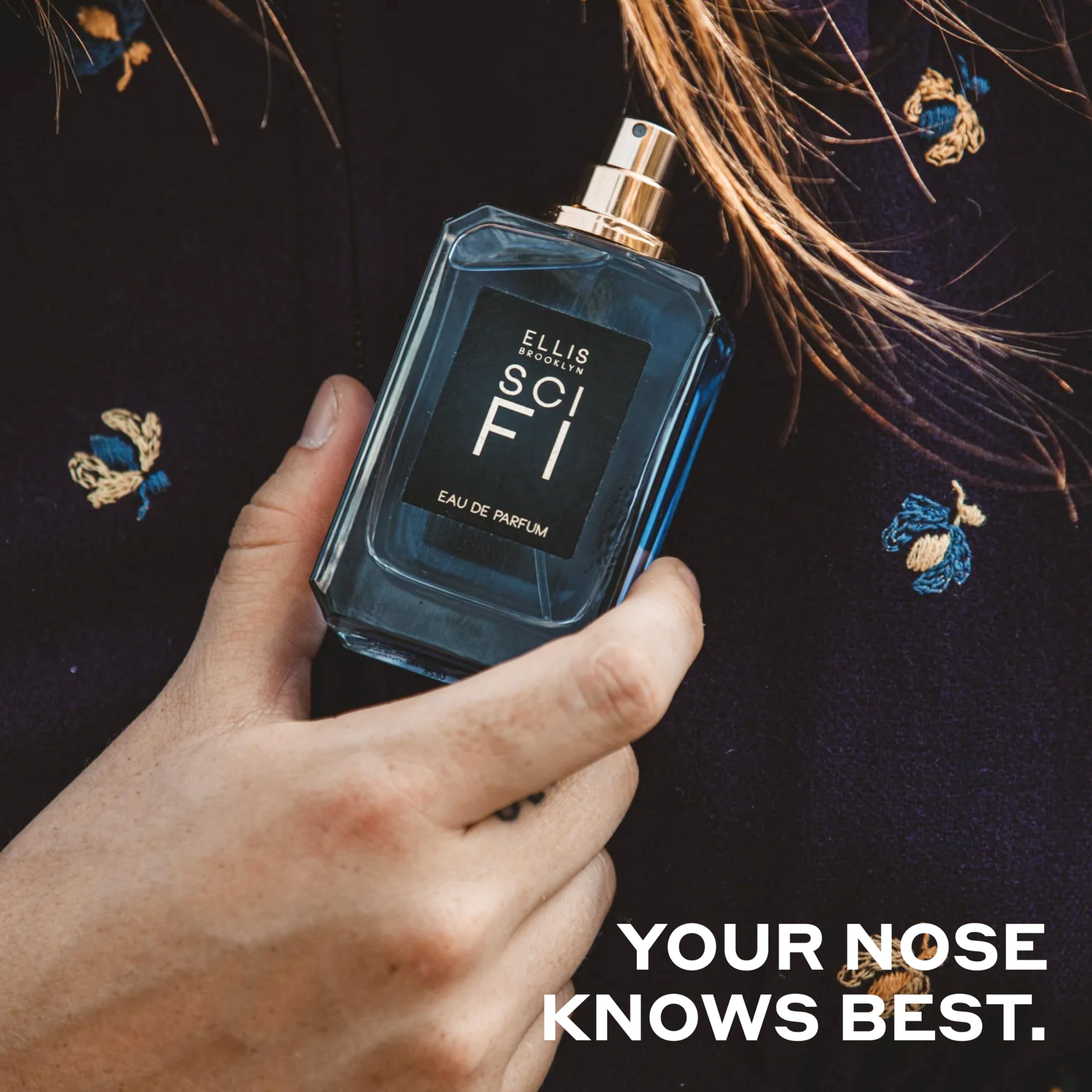 Ellis Brooklyn SCI FI Eau De Parfum for Women - Vegan Aromatic Gourmand Perfume with Bergamot, Green Tea & Cashmere Woods | Made in USA | Perfect for Date Nights, Office Wear & Special Occasions