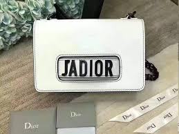 J'Adior Off White Matte Calfskin Ultra Black Flap Bag - Luxury Designer Handbag for Women, Perfect for Evening Parties, Date Nights & Special Occasions