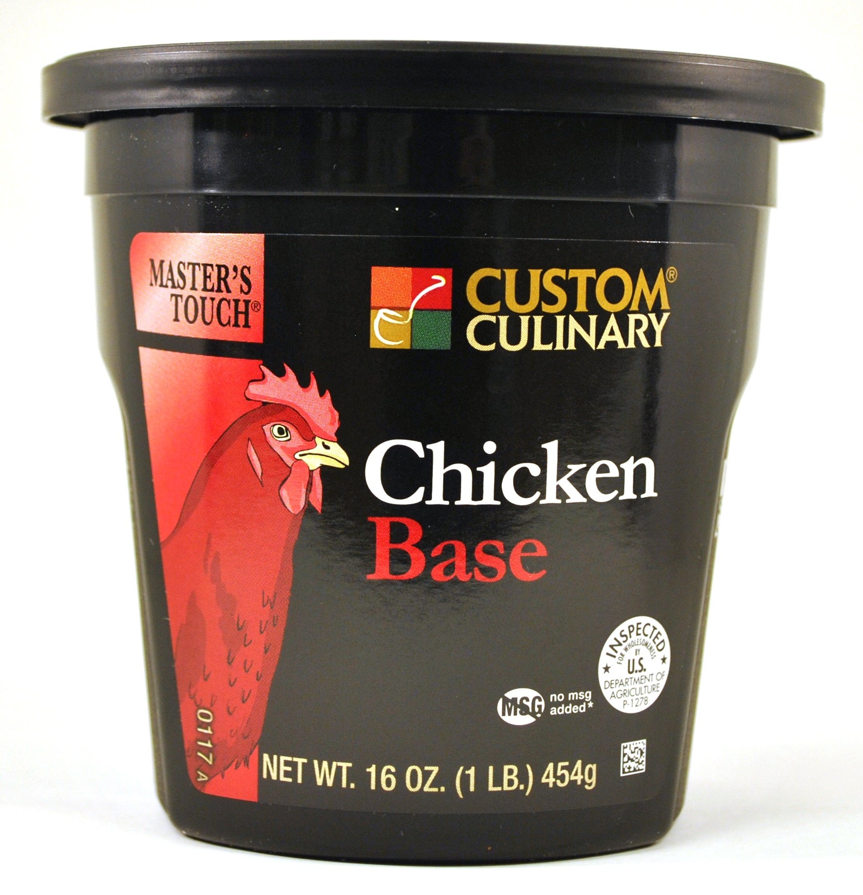 Premium Chicken Flavor Base for Cooking - No MSG, 16oz Plastic Jars (6-Pack) - Perfect for Soups, Stews, Sauces & Homemade Broths