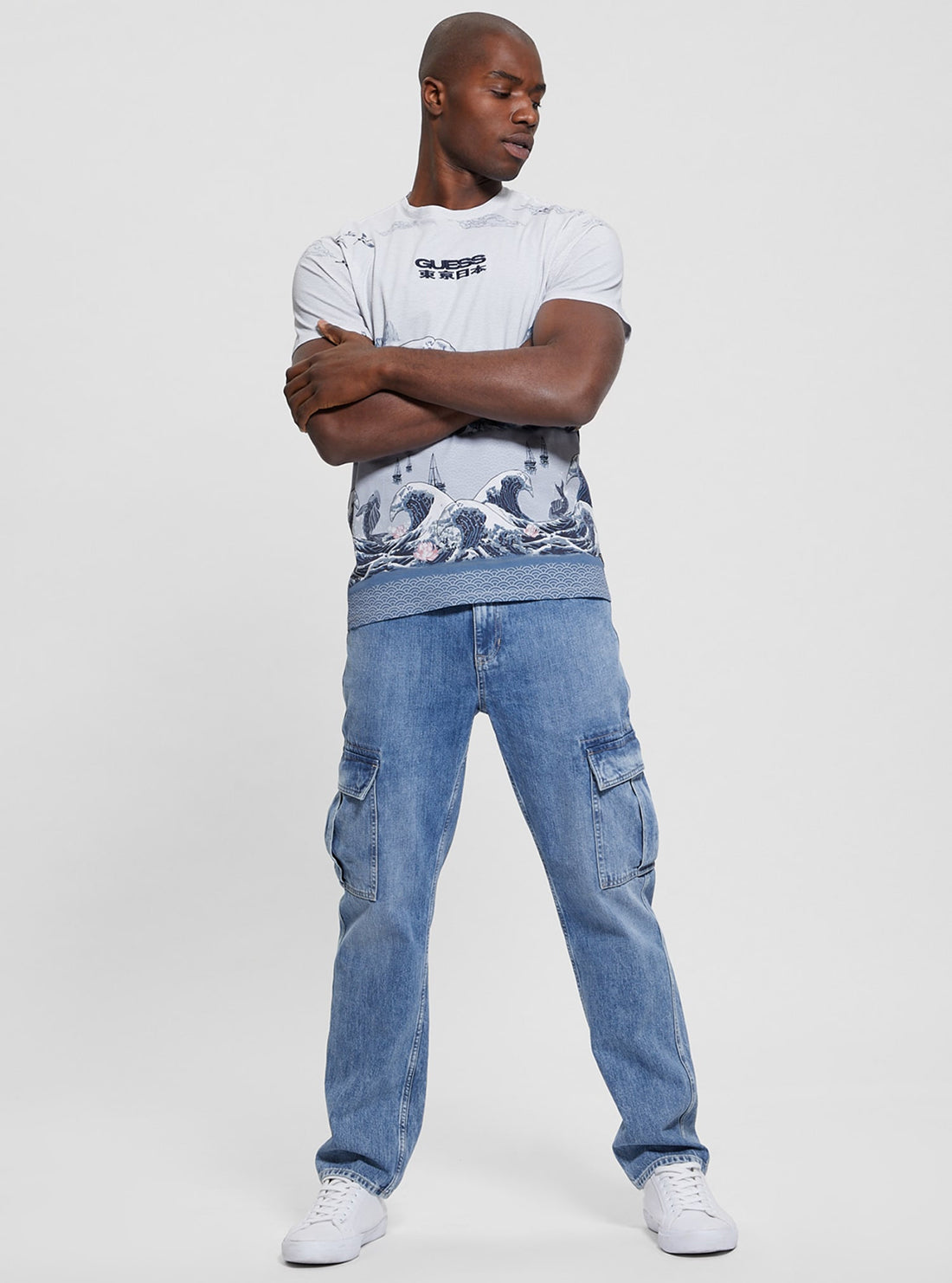 Eco Pacific Waves T-Shirt - Sustainable Organic Cotton Tee for Men & Women - Perfect for Beach, Travel, and Casual Wear