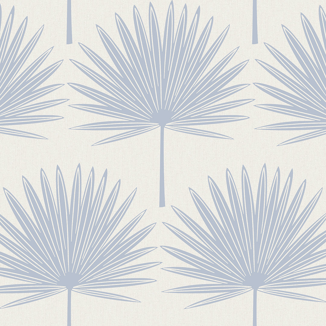 Self-Adhesive Stamped Palm Leaf Wallpaper - Removable Peel & Stick Wallpaper for Bedroom, Living Room, and Office Decor