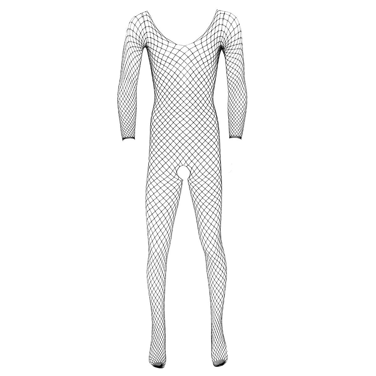 Sexy Men's Fishnet Pantyhose Tights - Hollow Out Open Design Bodysuit Stockings for Cosplay, Halloween & Fetish Wear - Perfect for Costume Parties, Nightclub Outfits & Sensual Fashion