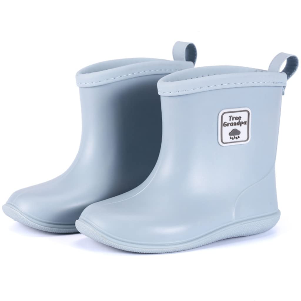 Toddler Rain Boots - Waterproof Lightweight Easy-On Baby Rain Boots for Boys & Girls - Perfect for Puddles, Outdoor Play & Rainy Day Adventures