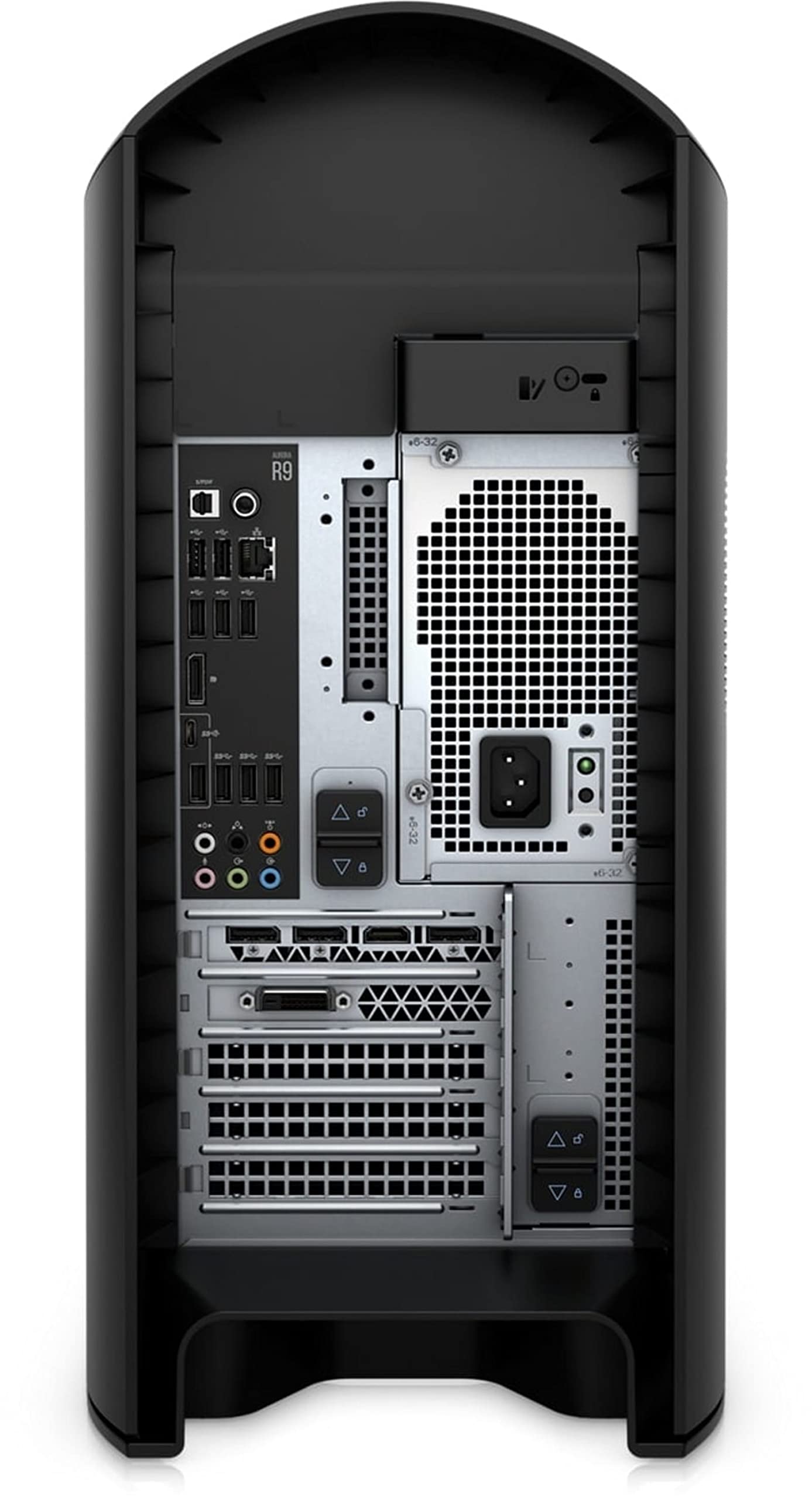Dell Alienware Aurora R10 Gaming Desktop PC - AMD Ryzen 7 5800H 8-Core Processor (Up to 4.4GHz), 32GB RAM, 2TB HDD + 1TB SSD, AMD Radeon RX 6800 6GB GDDR5, Windows 11 Home (Renewed) - Perfect for High-End Gaming, Video Editing & Streaming