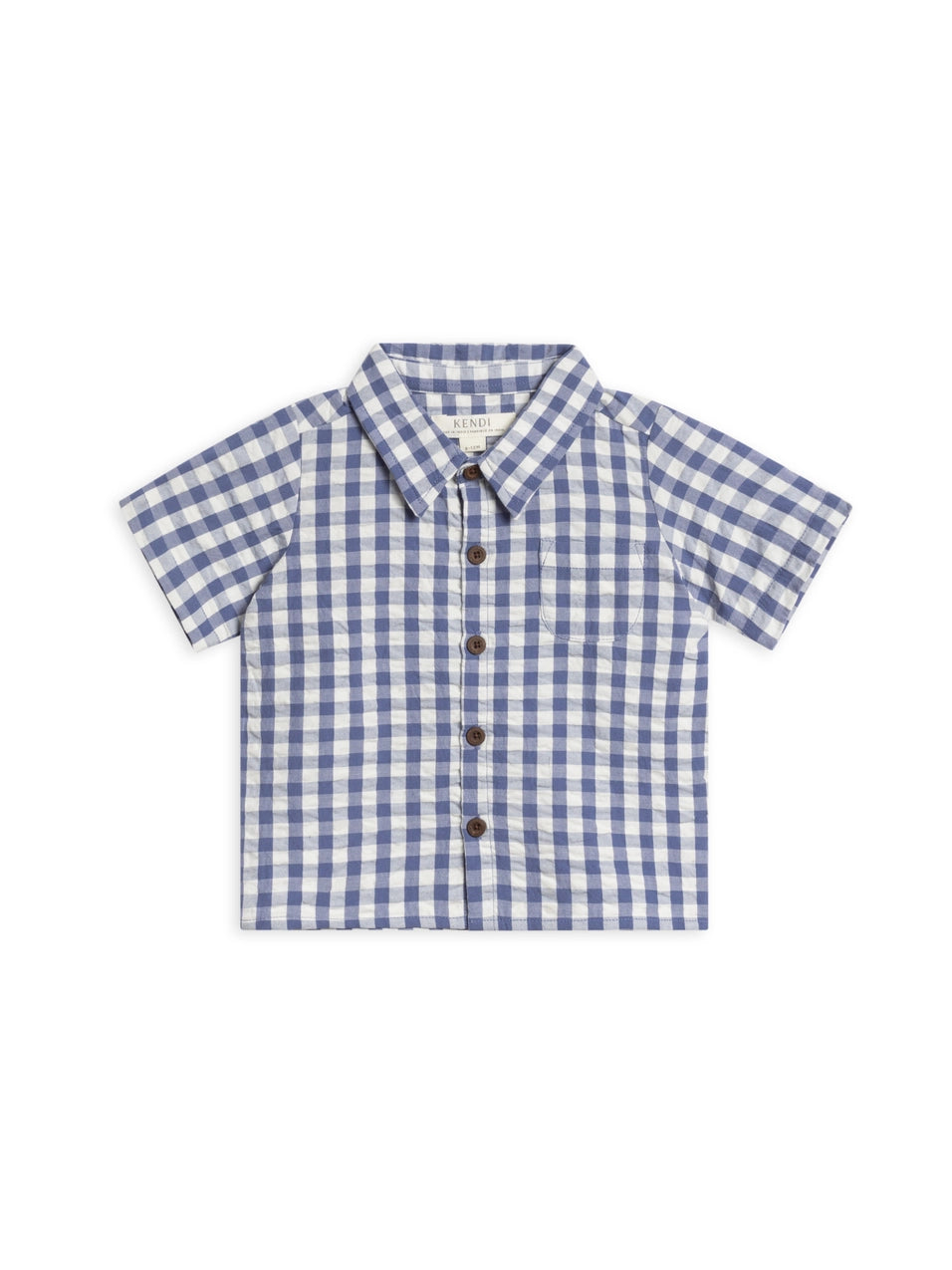 Landon Seersucker Gingham Button Down Shirt for Men - Lightweight Summer Casual Wear for Beach, Office & Outdoor Activities