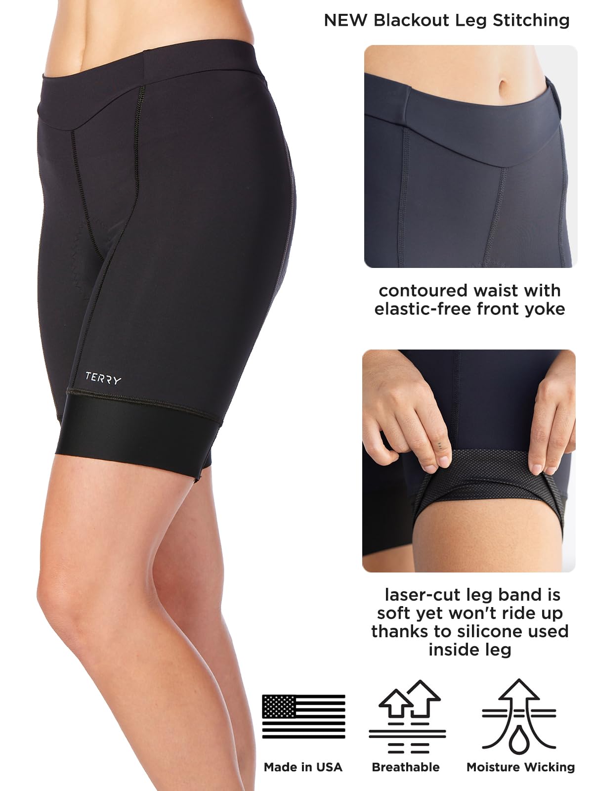 Terry Bella Prima Women's Padded Bike Shorts - 8.5