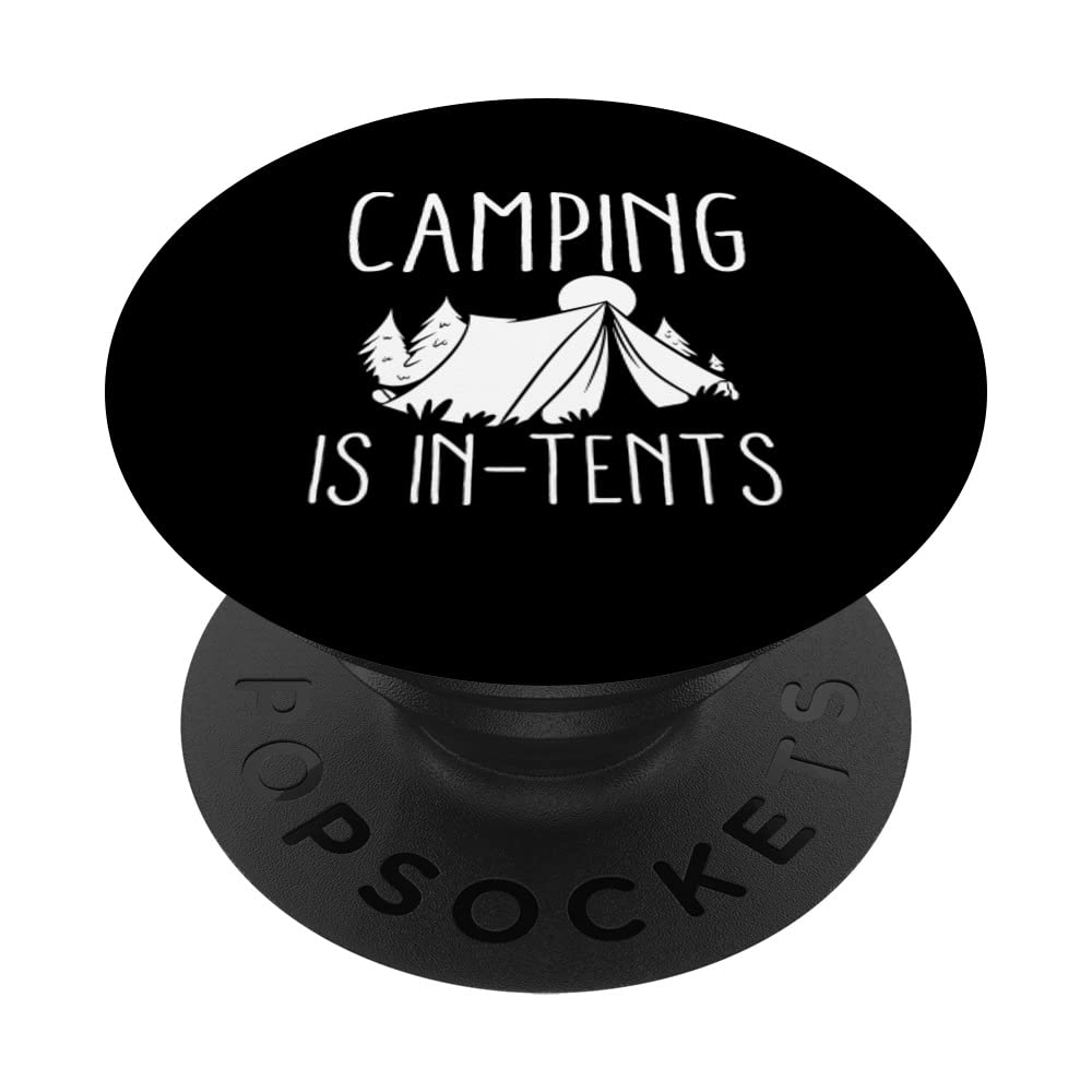 Swappable PopGrip with Camping Design - Perfect for RV, Camper & Outdoor Enthusiasts | Ideal for Camping Trips, Road Adventures & Travel Accessories