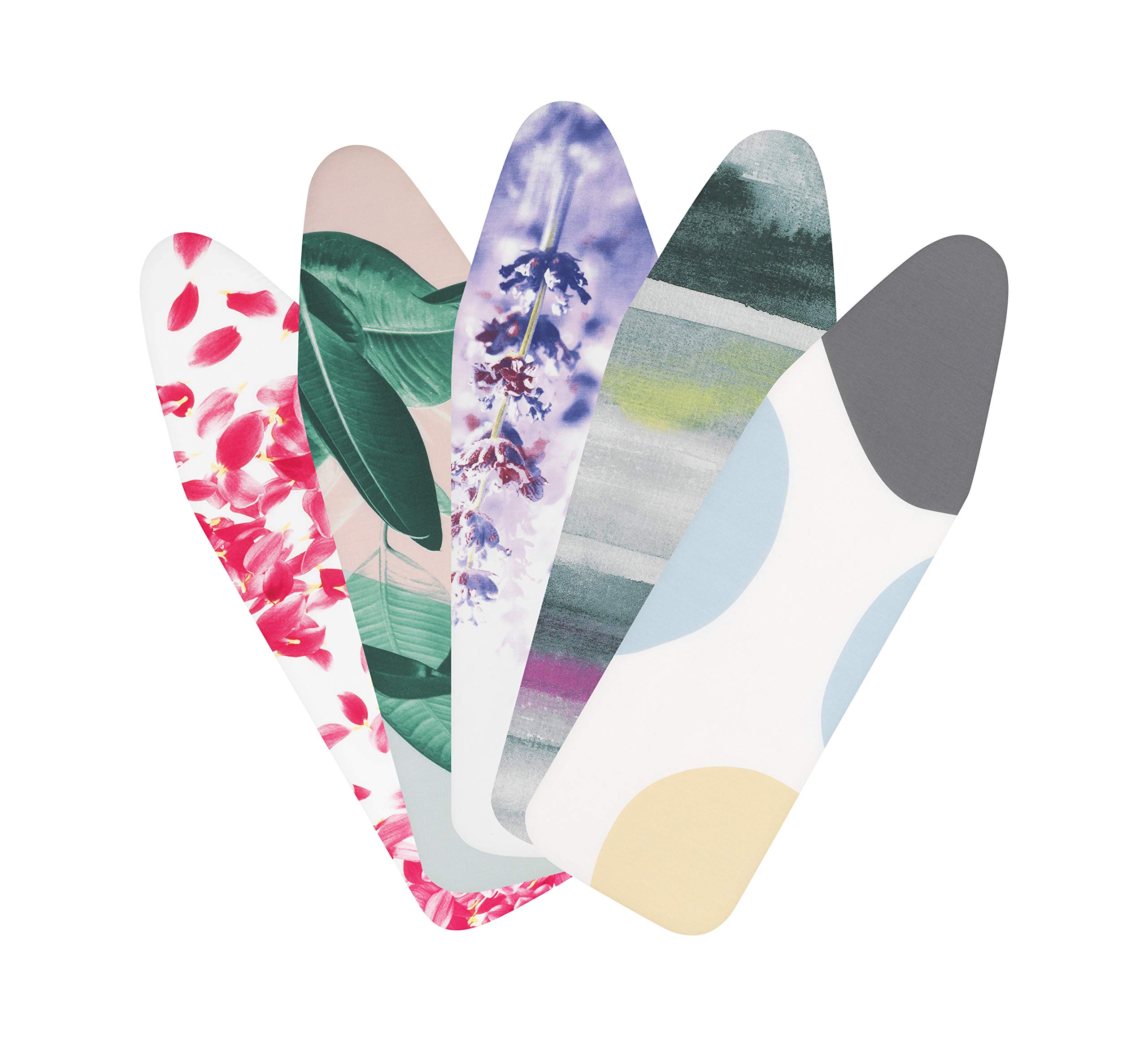 Brabantia 1914.80 Replacement Ironing Board Covers 49x18 Inches (124x45cm) - Foam Backing, Assorted Colors, Random Selection | Perfect for Home Laundry, Sewing Rooms & Tailor Shops