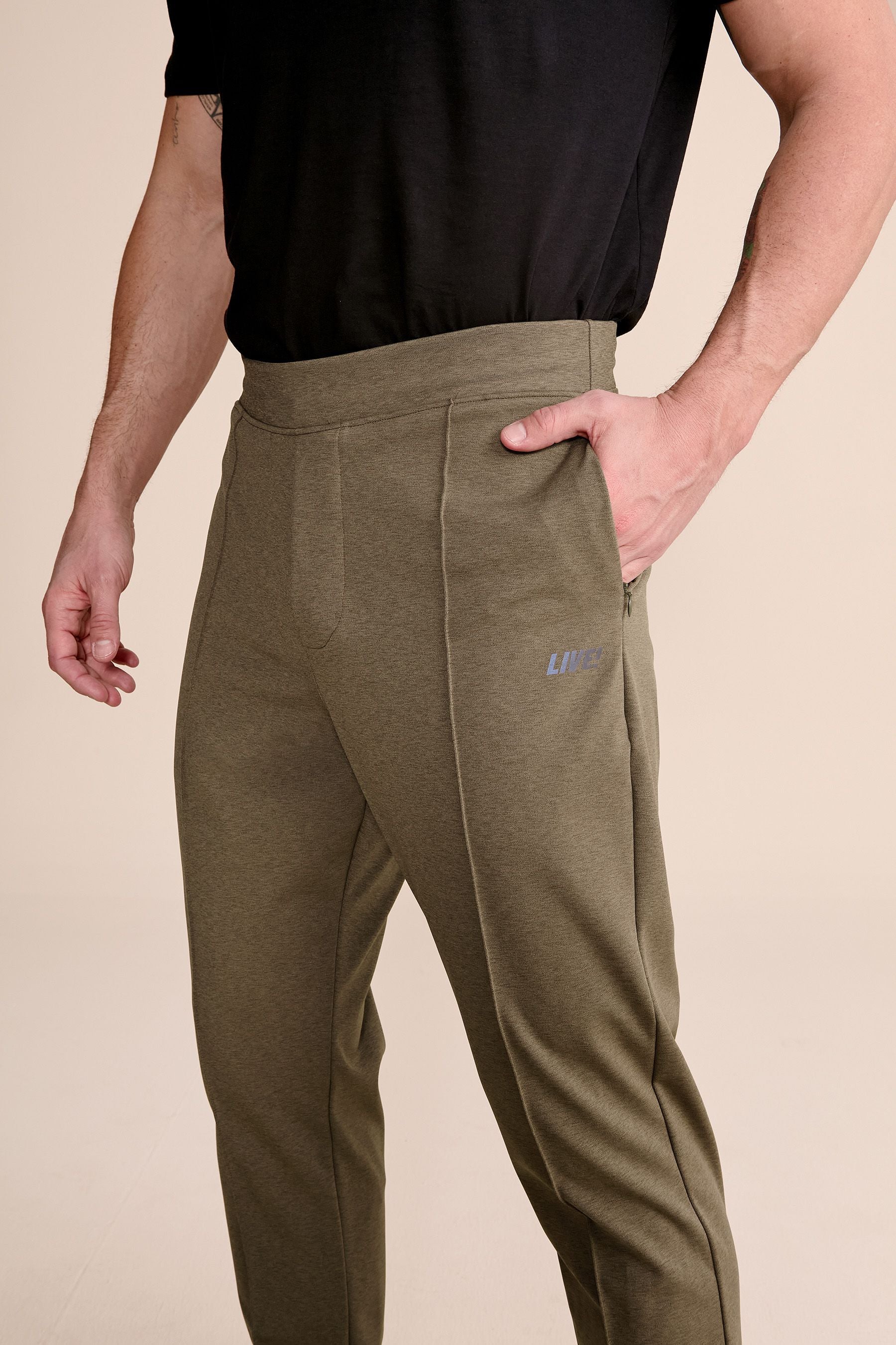 Men's Soft Blend Comfortable Pants - Lightweight Stretch Casual Trousers for Lounge, Work & Travel | Perfect for Home, Office & Outdoor Activities