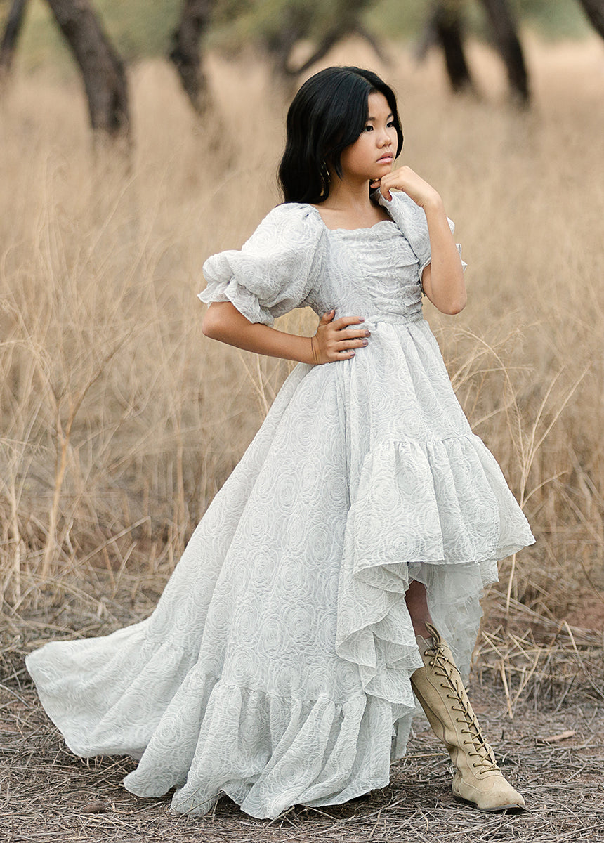 Shwaney Impact Dress in Smoke - Elegant Women's Party & Evening Gown for Weddings, Cocktail Events & Special Occasions
