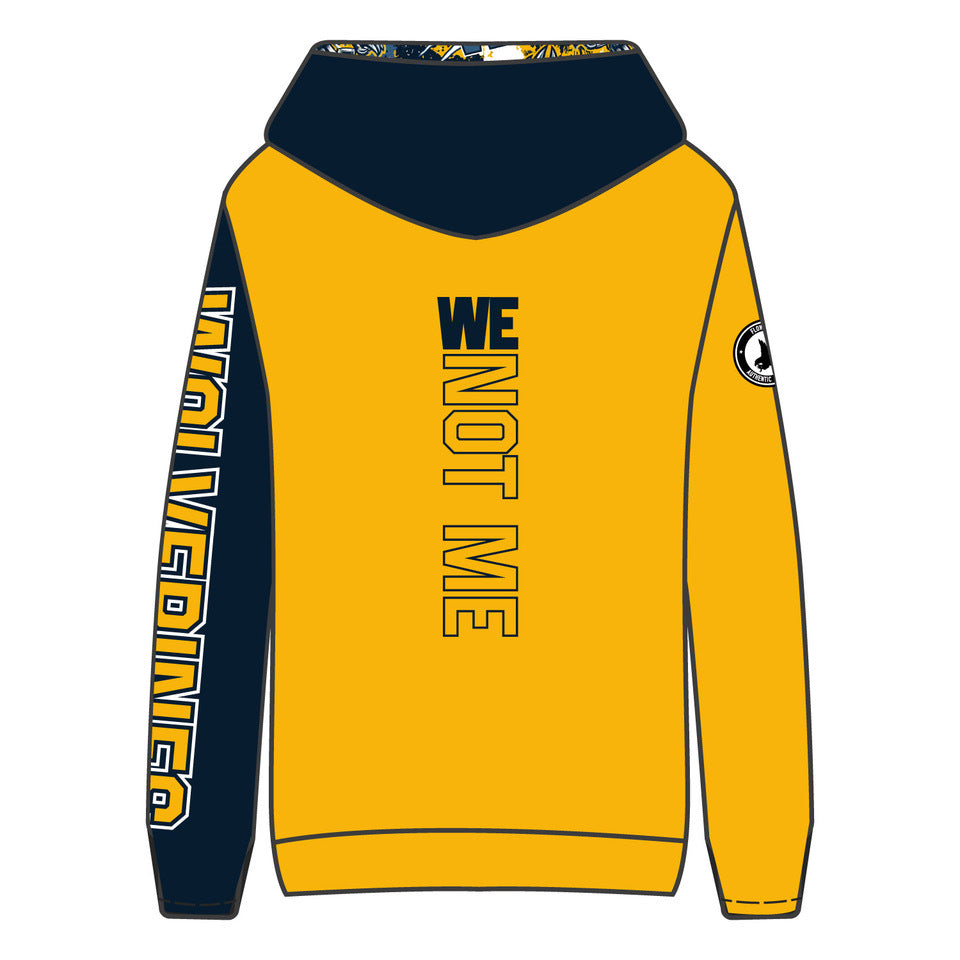 Youth & Adult Wolverine Elite Hockey Yellow Hoodie - Warm & Comfortable Pullover for Hockey Players & Fans - Perfect for Games, Practice & Casual Wear