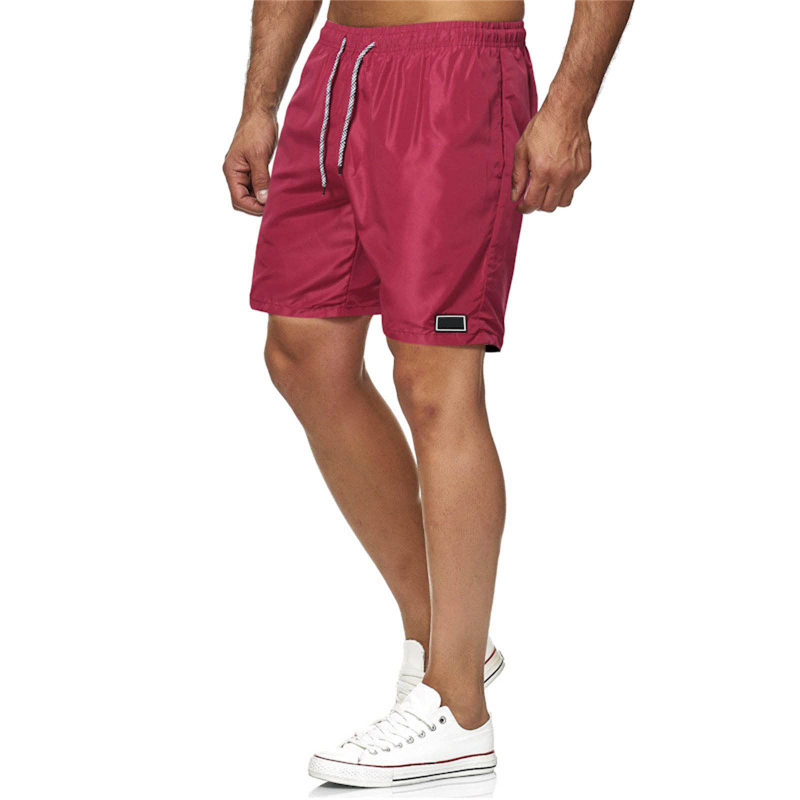 **LindoMaker Men's 5-Inch Inseam Cotton Shorts – Lightweight, Breathable & Quick-Dry for Travel, Gym & Outdoor Activities**    **Use Cases:** Perfect for workouts, hiking, running, beach trips, and casual wear.