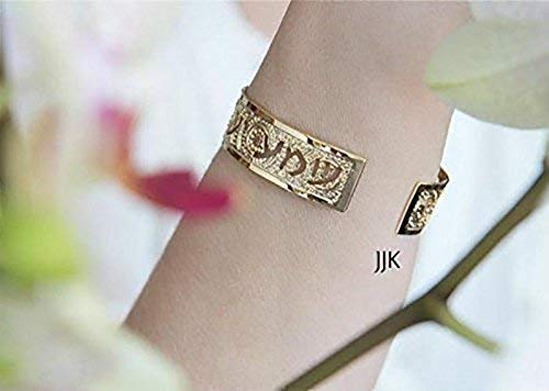 Shma Israel Dainty Cuff Bracelet - 14K Gold Plated Hebrew Scripture Jewelry for Women | Handmade Jewish Spiritual Gift, Bible Verse Jewelry with Inspirational Message | Perfect for Hanukkah, Bat Mitzvah & Daily Wear