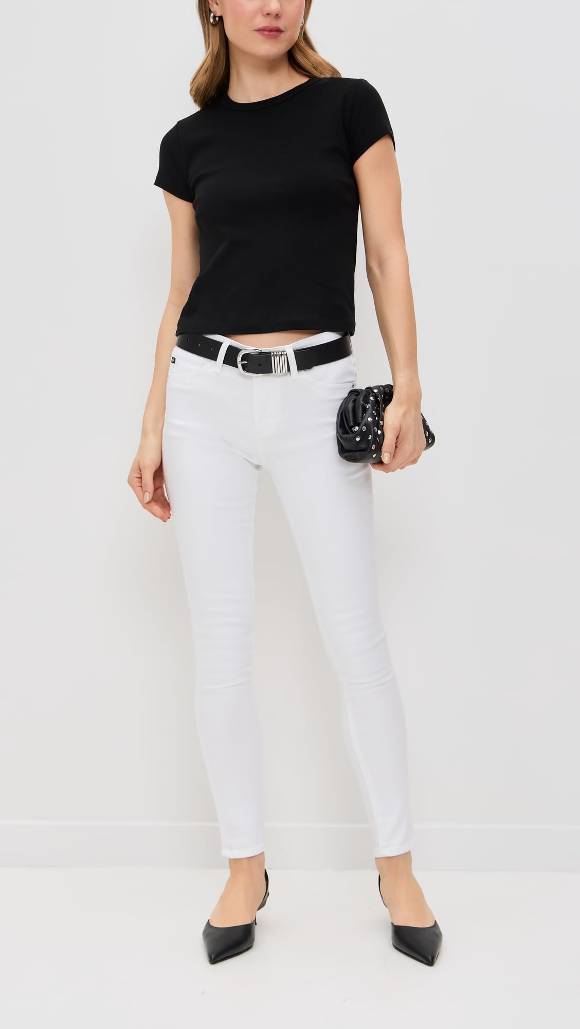 AG Adriano Goldschmied Women's High Waisted Legging Ankle Jeans - Stretchy Skinny Denim Pants for Casual Wear & Workout