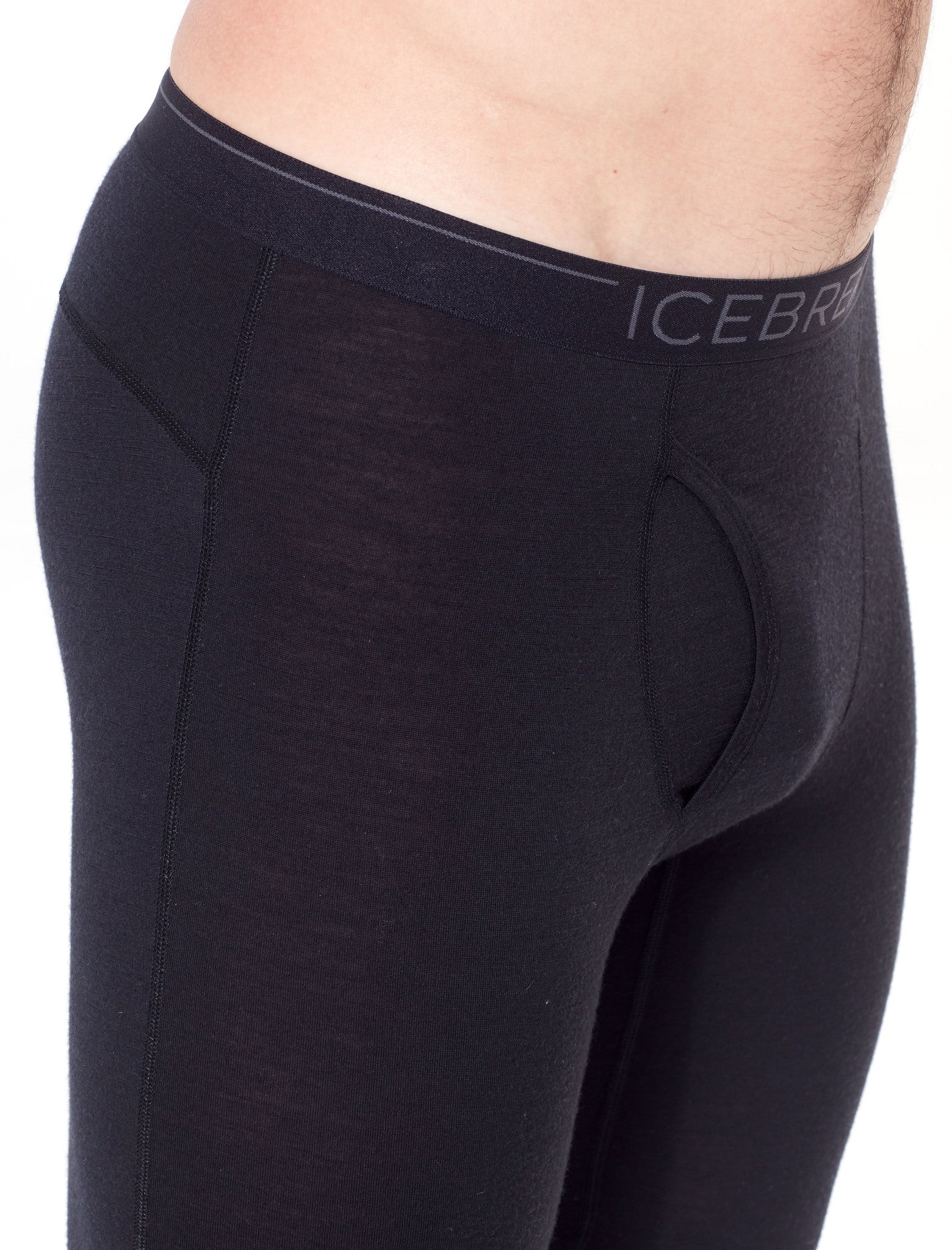 200 Oasis Men's Fly Leggings - Comfortable & Breathable Workout Pants for Running, Gym & Yoga | Premium Stretch Fabric with Convenient Fly Opening