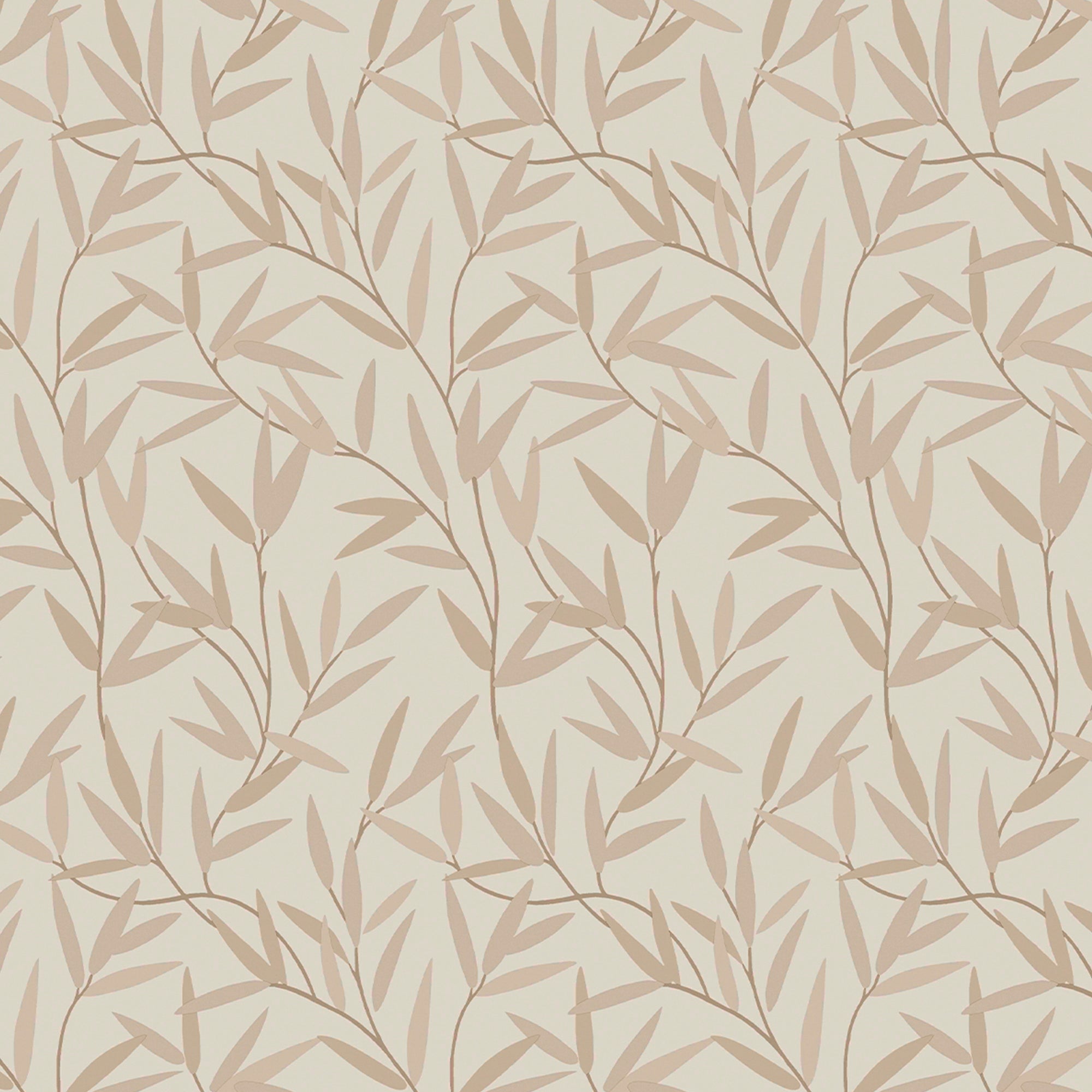 Laura Ashley Willow Leaf Natural Wallpaper - Elegant Botanical Design for Living Room, Bedroom & Home Decor