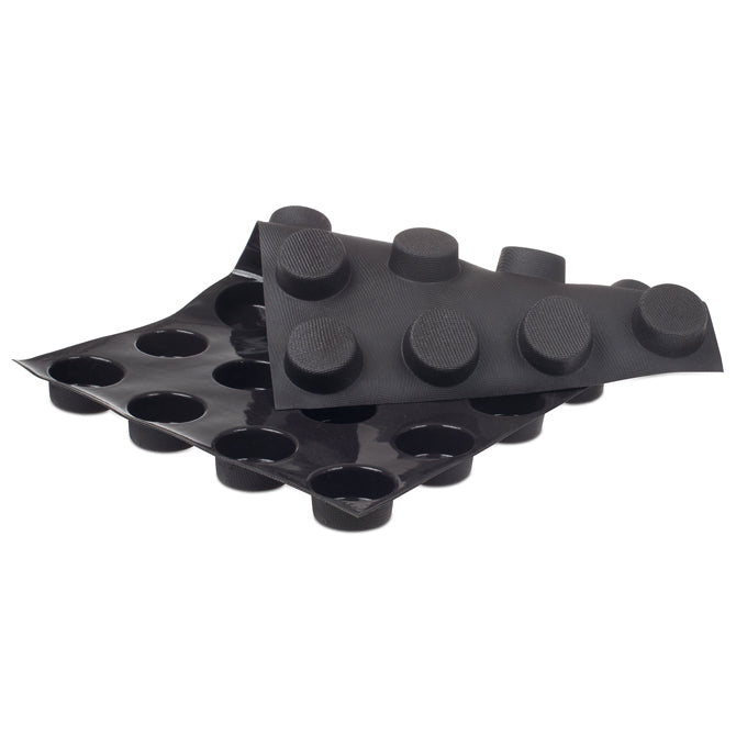 Flexipan Silicone Baking Molds - 24 Cylinder Forms for Perfect Cakes, Muffins & Desserts | Reusable Non-Stick Cake Pan for Home Bakers & Professional Chefs