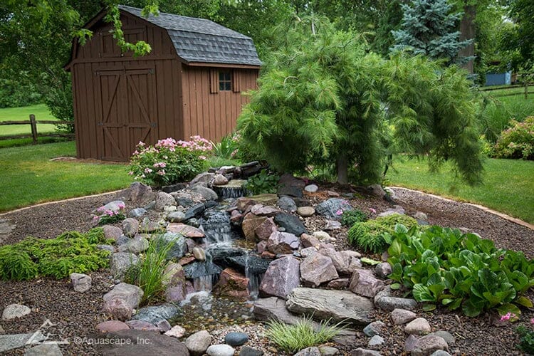 Aquascape Small Pondless Waterfall Kit - DIY Backyard Water Feature for Outdoor Decor | Perfect for Garden, Patio, and Landscape Design