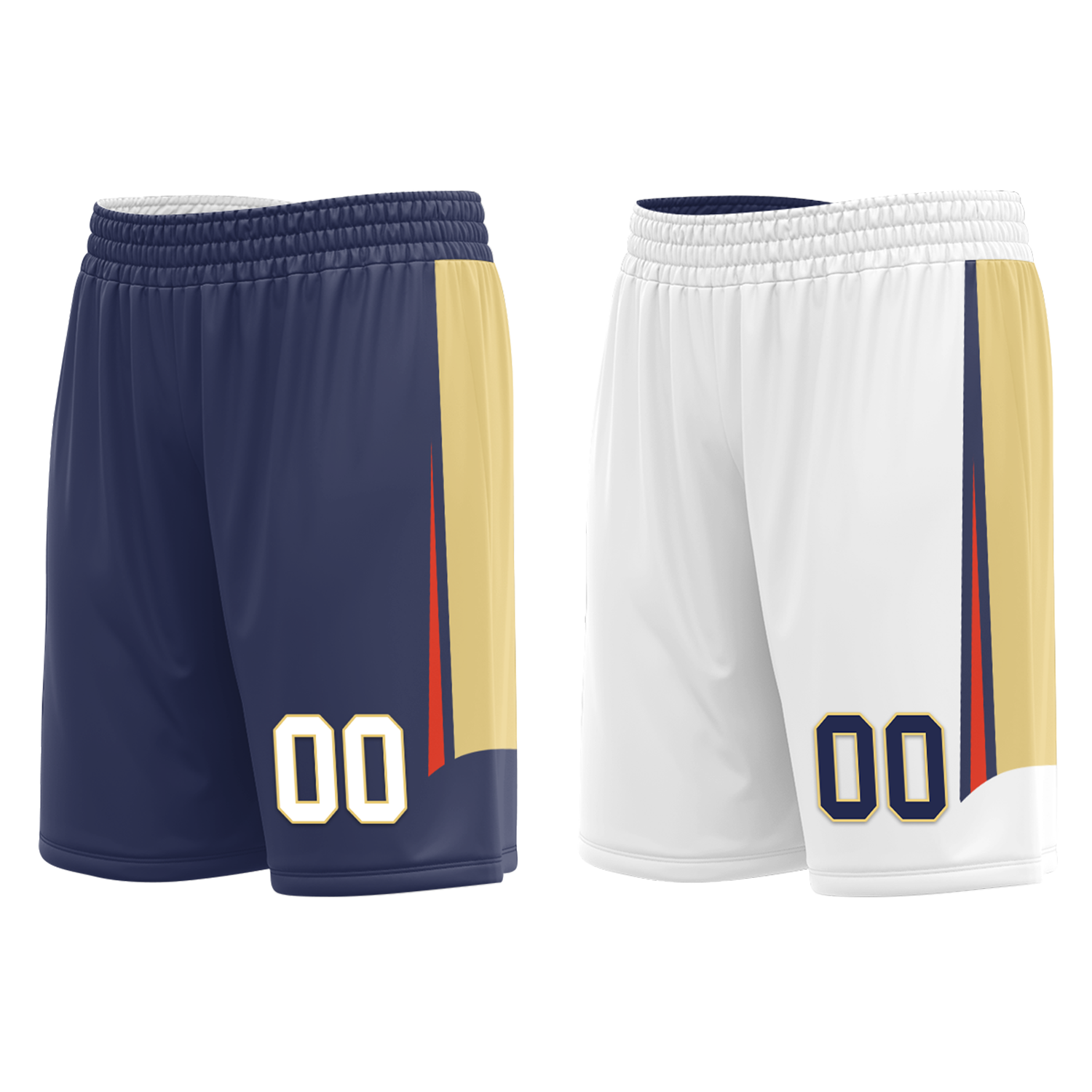 Custom Blue & White Reversible Basketball Jersey - Personalized COOLMAX Team Uniform for Men & Women | Game Day, Practice & Tournament Wear | D017050