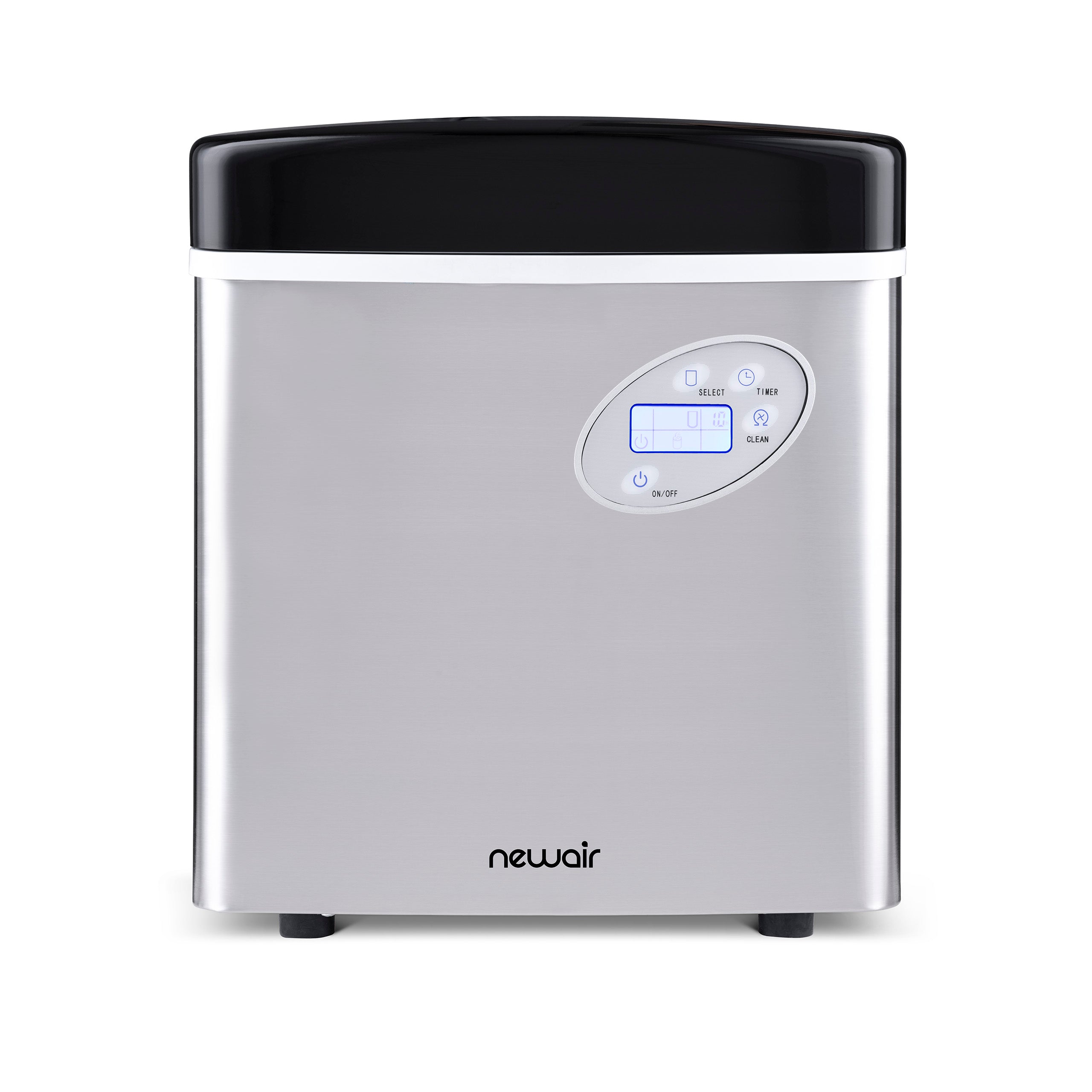 Newair® Countertop Ice Maker - 50 lbs/Day, Bullet Ice Machine for Home, Office, or Party - Fast & Portable Ice Maker in Red